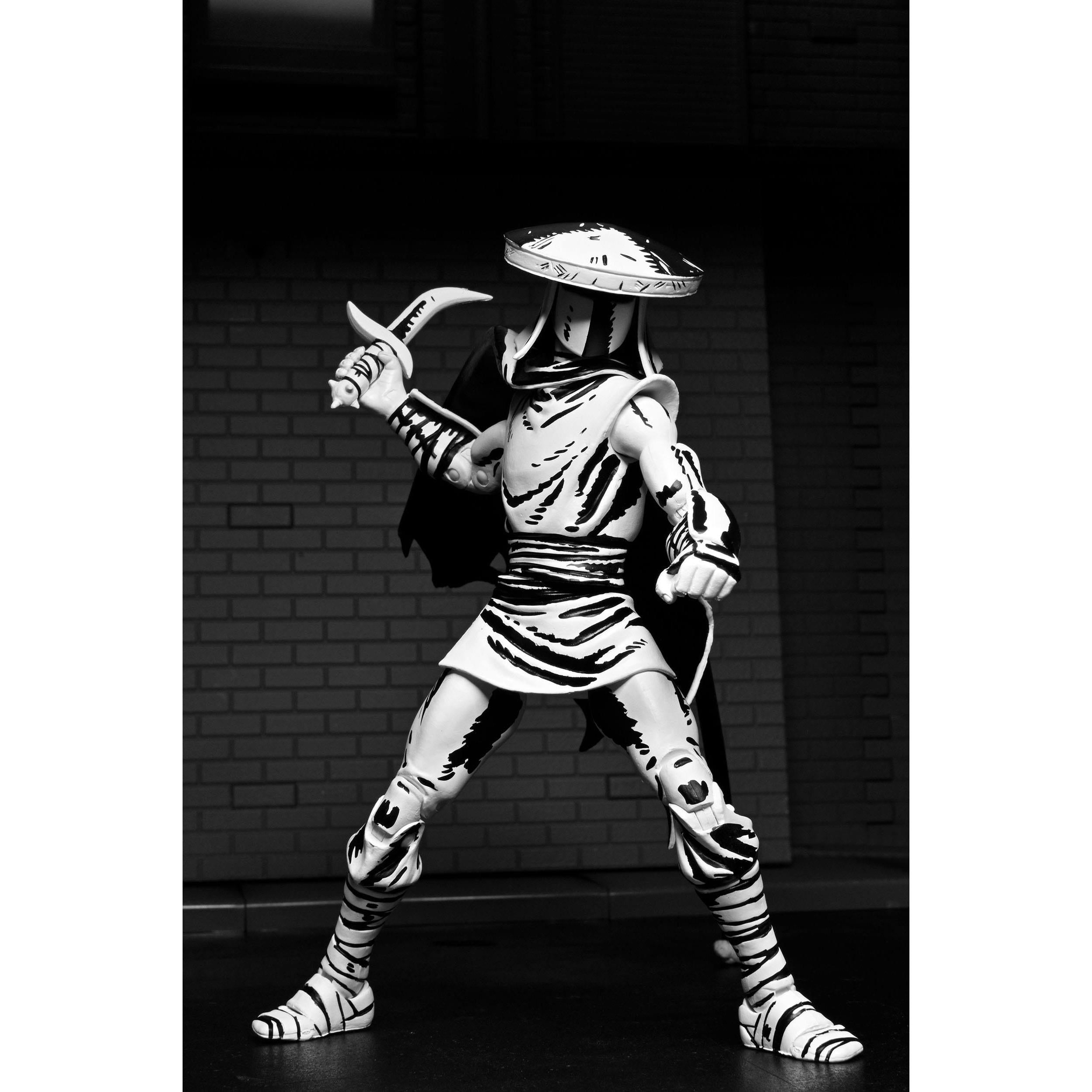 TMNT (Mirage): Elite Foot Ninja Guard (Black & White)-Actionfiguren-NECA-Mighty Underground