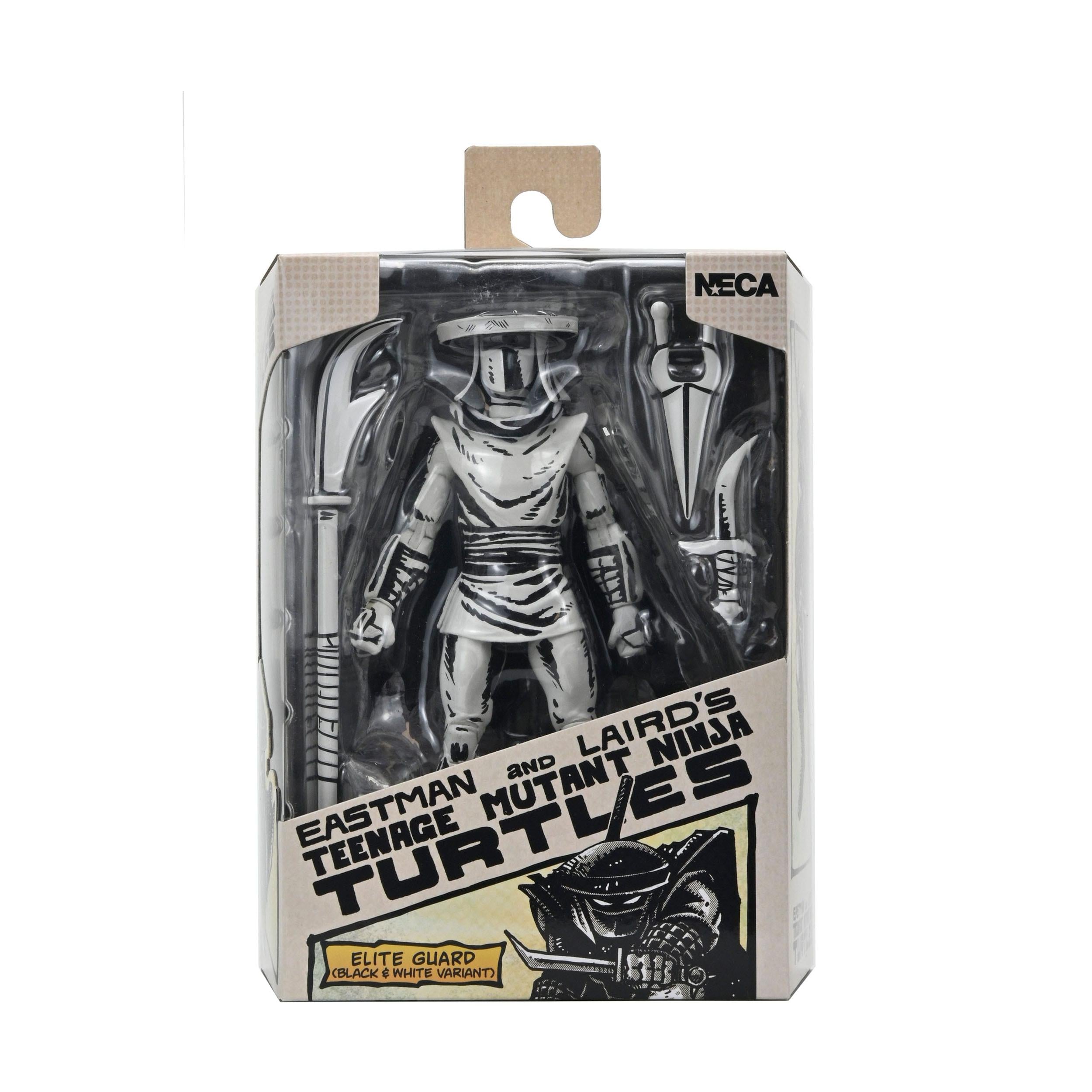 TMNT (Mirage): Elite Foot Ninja Guard (Black & White)-Actionfiguren-NECA-Mighty Underground
