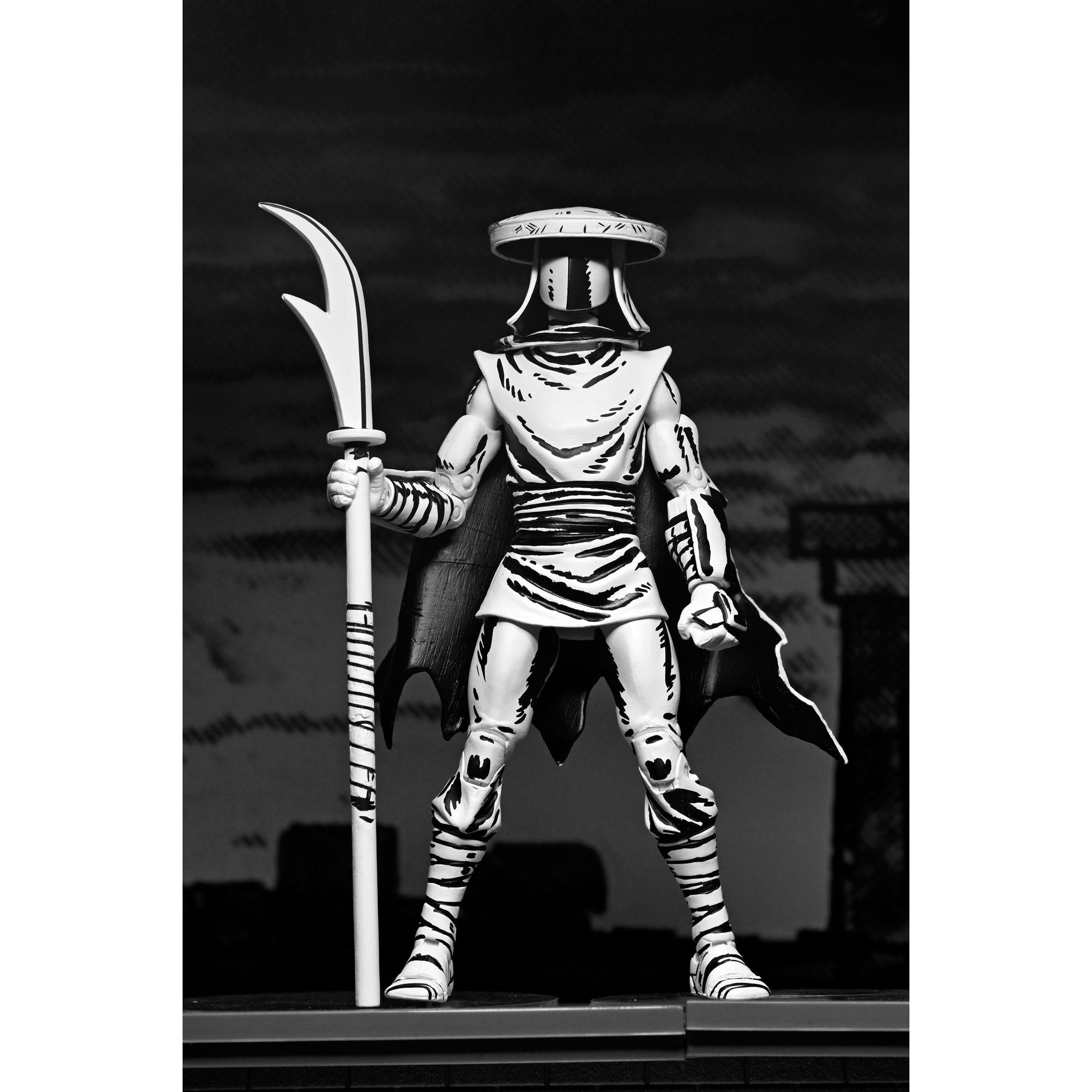 TMNT (Mirage): Elite Foot Ninja Guard (Black & White)-Actionfiguren-NECA-Mighty Underground