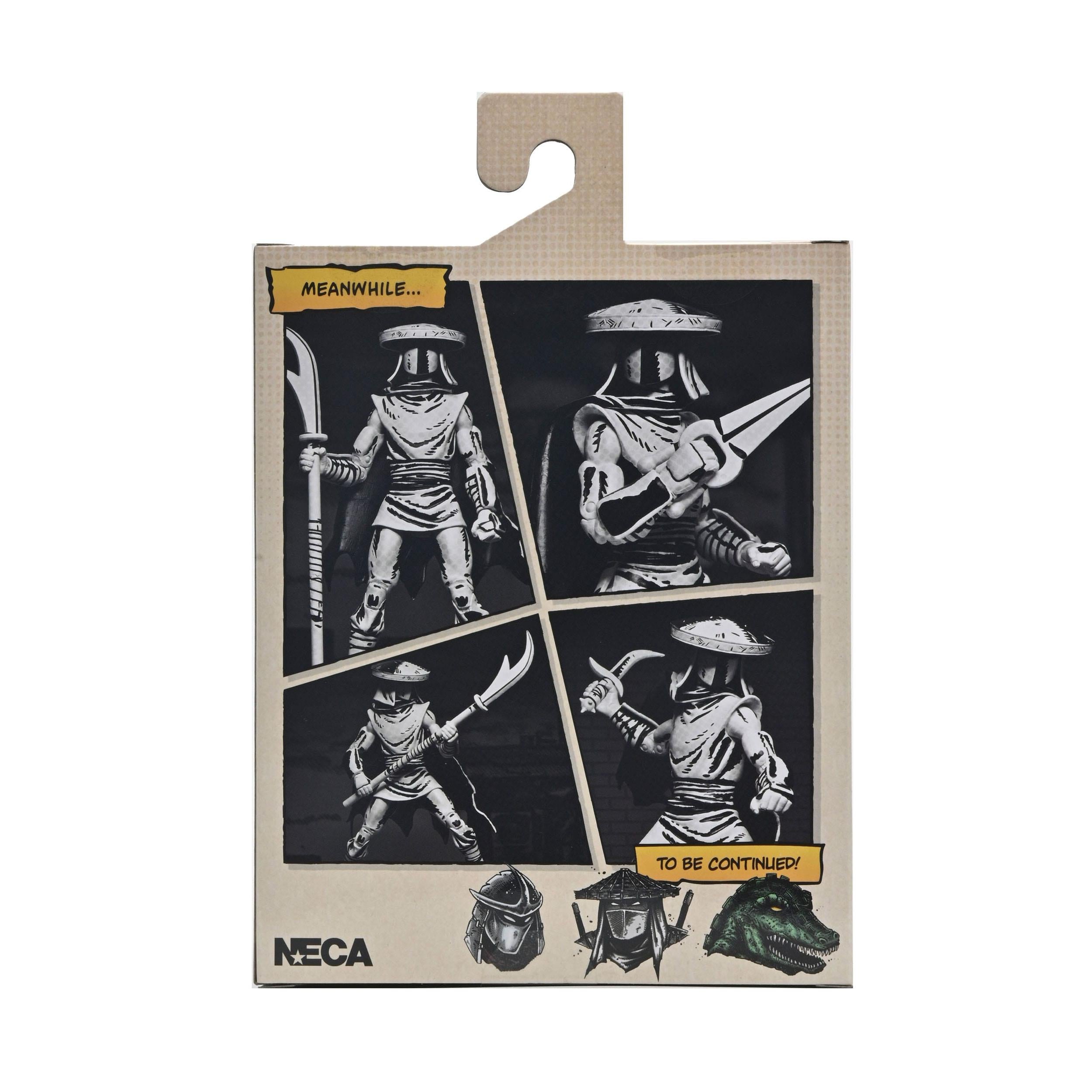 TMNT (Mirage): Elite Foot Ninja Guard (Black & White)-Actionfiguren-NECA-Mighty Underground