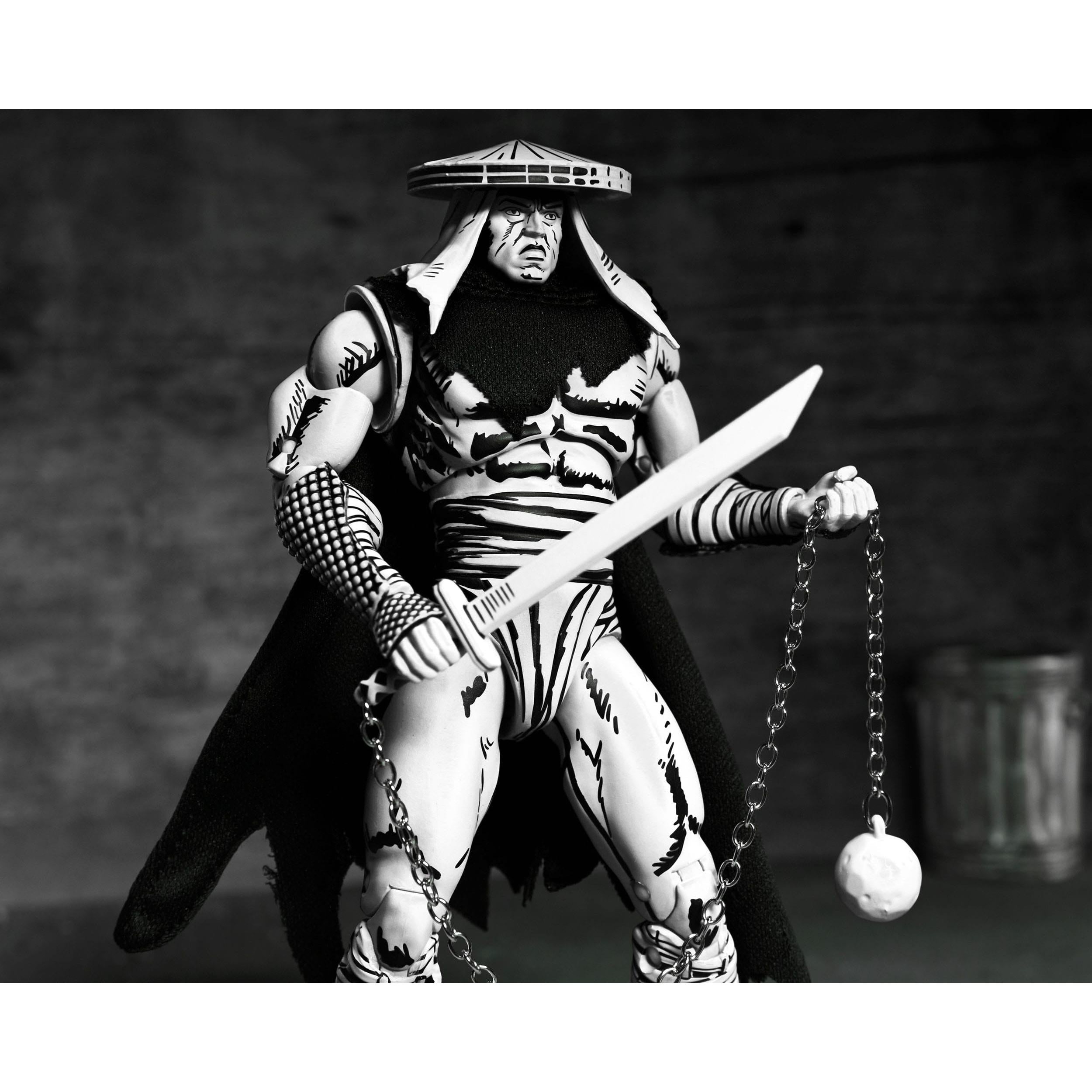 TMNT (Mirage): Foot Assassin (Black & White)-Actionfiguren-NECA-Mighty Underground