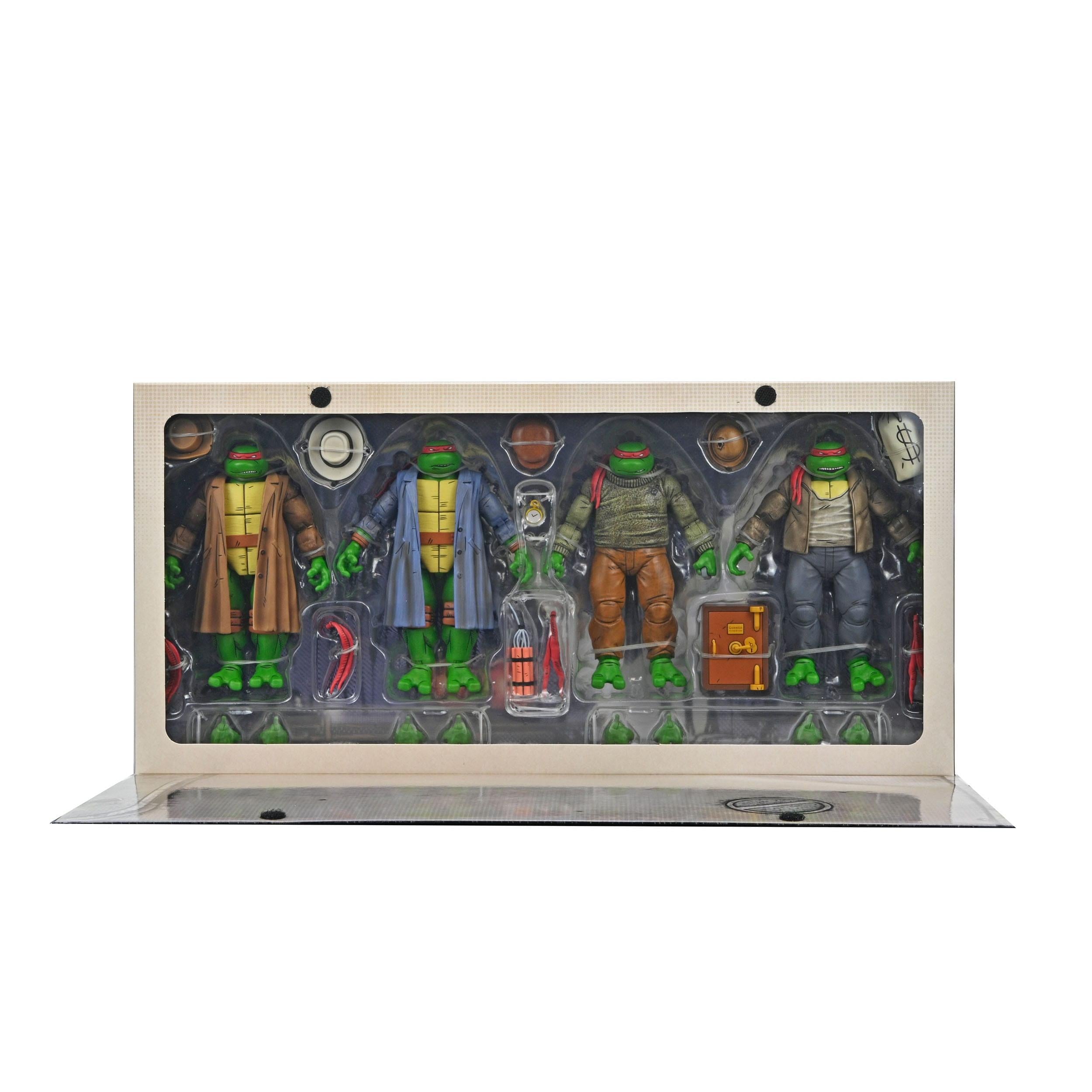 TMNT (Mirage): Gangster Turtles - 4-Pack-Actionfiguren-NECA-Mighty Underground
