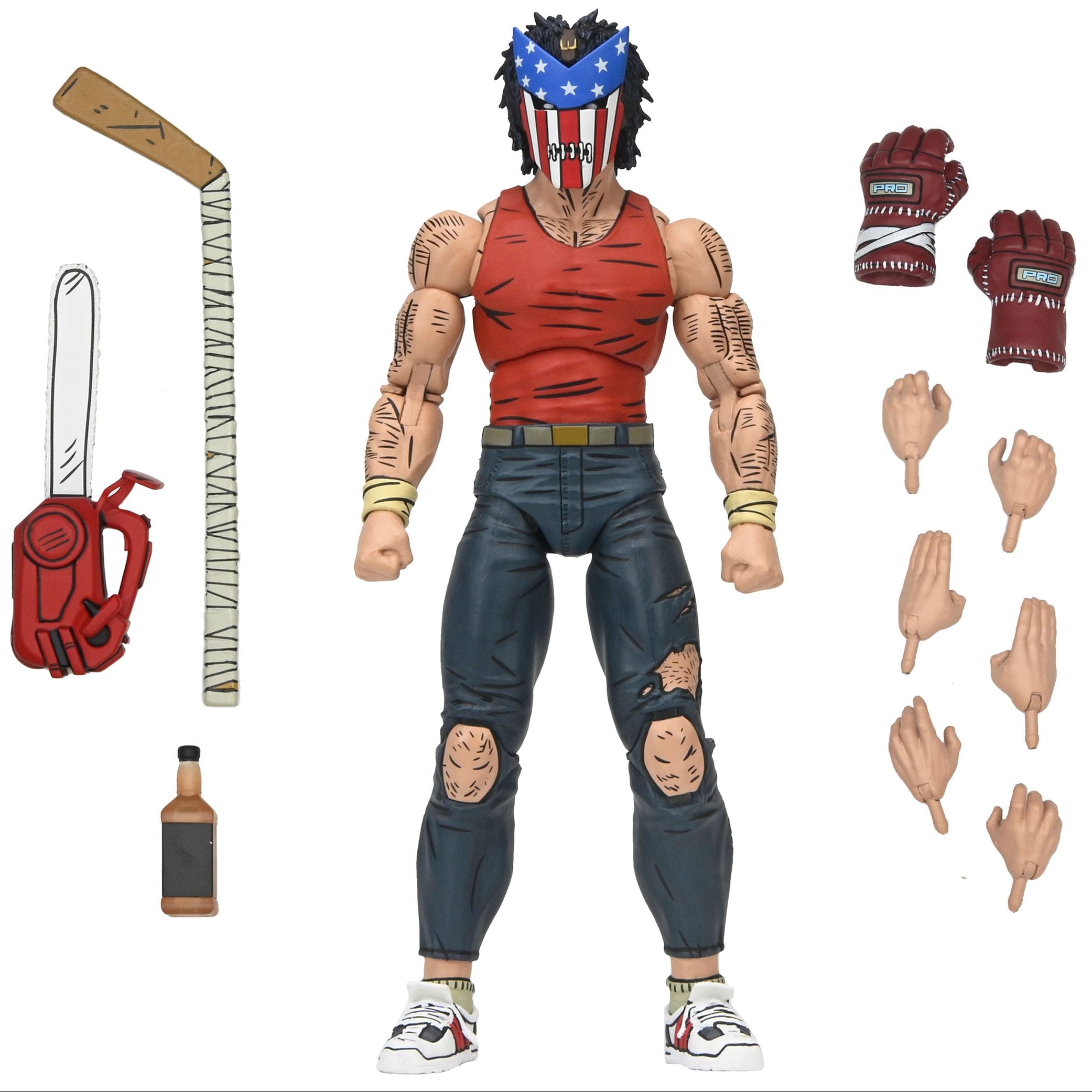 TMNT (Mirage): Ultimate Casey Jones (Bodycount)-Actionfiguren-NECA-Mighty Underground
