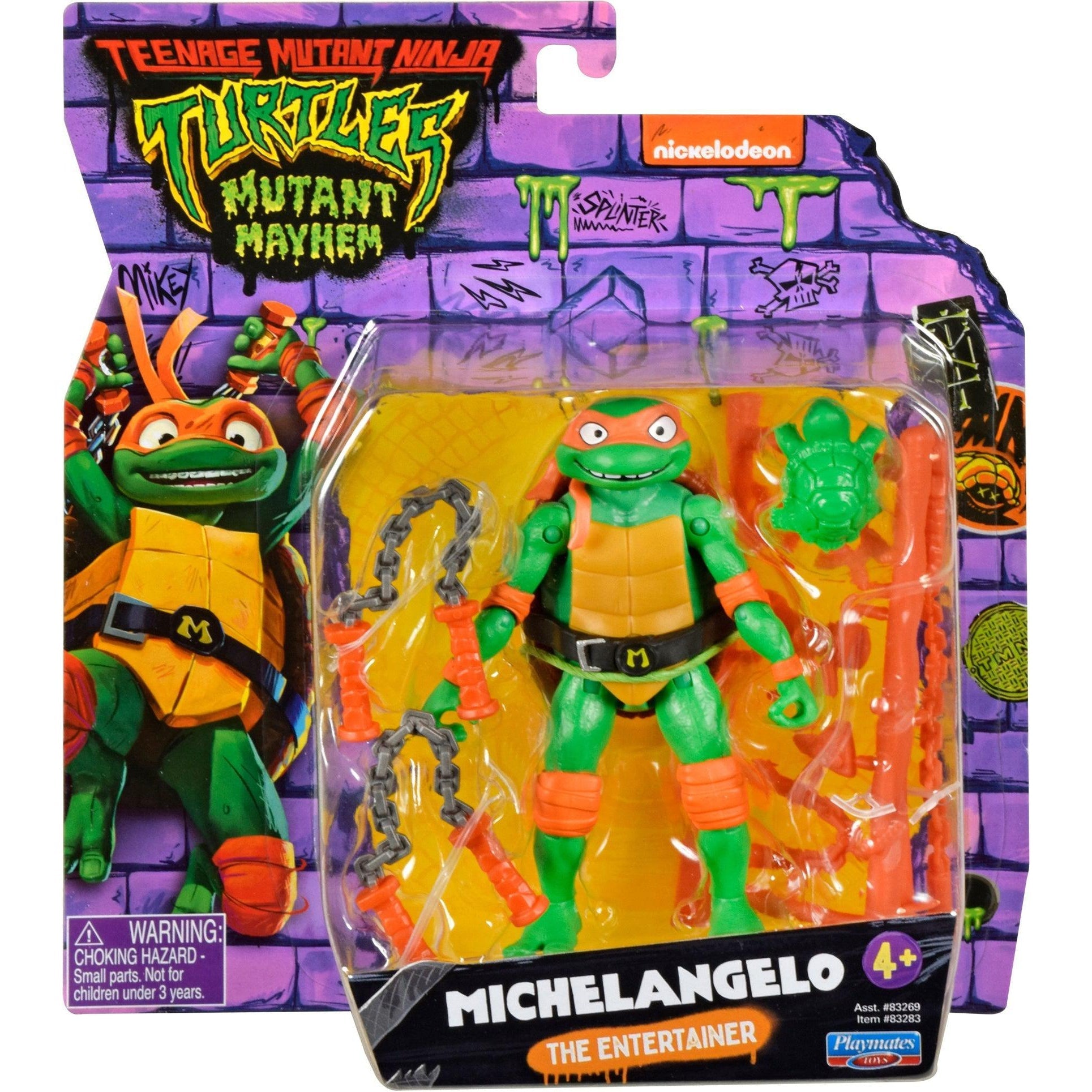 TMNT Mutant Mayhem: Basic Figure 9-Set-Actionfiguren-Playmates Toys-Mighty Underground