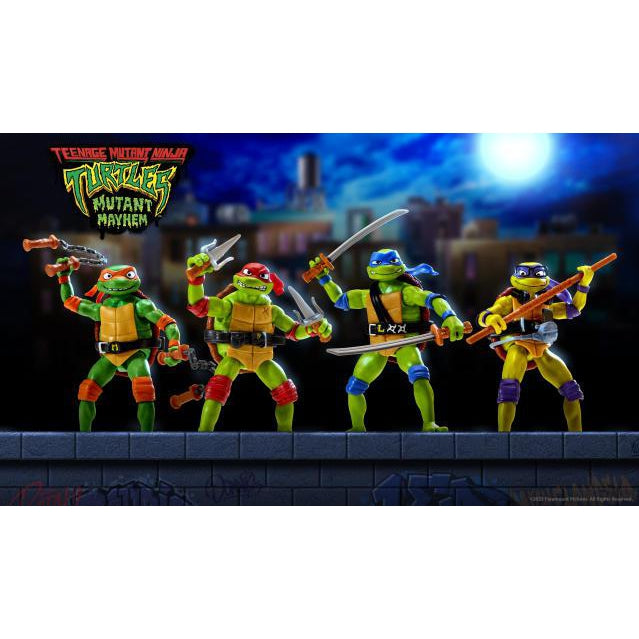 TMNT Mutant Mayhem: Basic Figure 9-Set-Actionfiguren-Playmates Toys-Mighty Underground