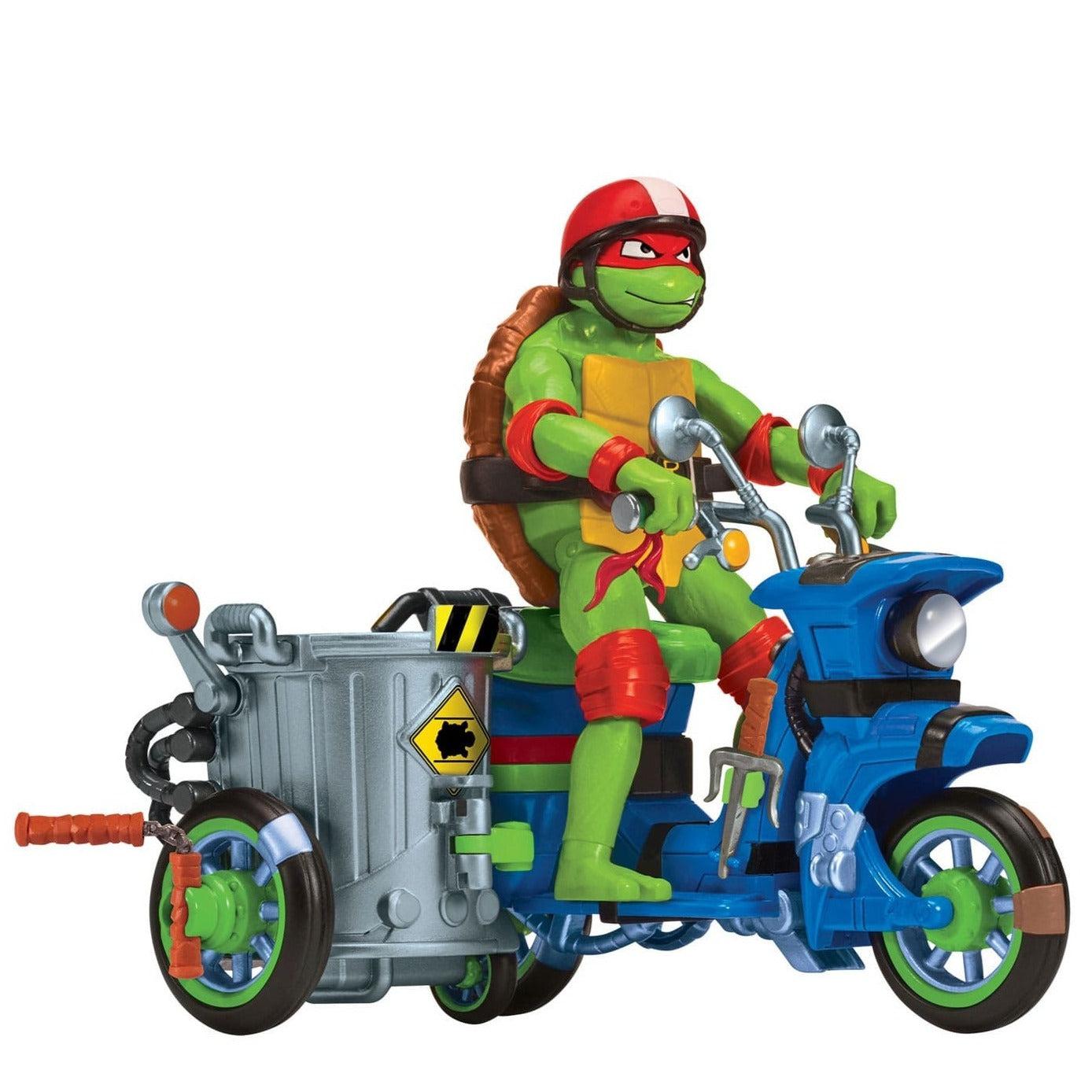 TMNT (Mutant Mayhem): Battle Cycle with Raphael-Actionfiguren-Playmates Toys-Mighty Underground