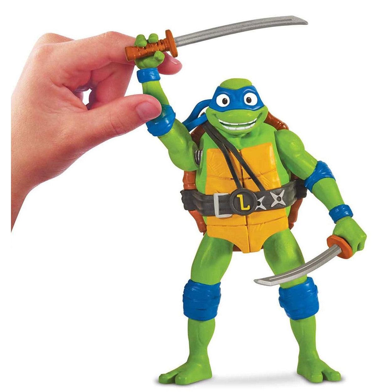 TMNT Mutant Mayhem: Leonardo (Ninja Shouts)-Actionfiguren-Playmates Toys-Mighty Underground