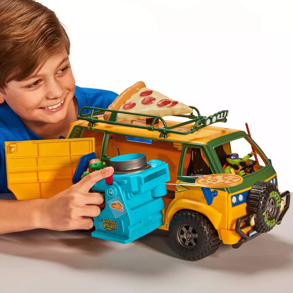 TMNT (Mutant Mayhem): Pizzafire Van-Actionfiguren-Playmates Toys-Mighty Underground