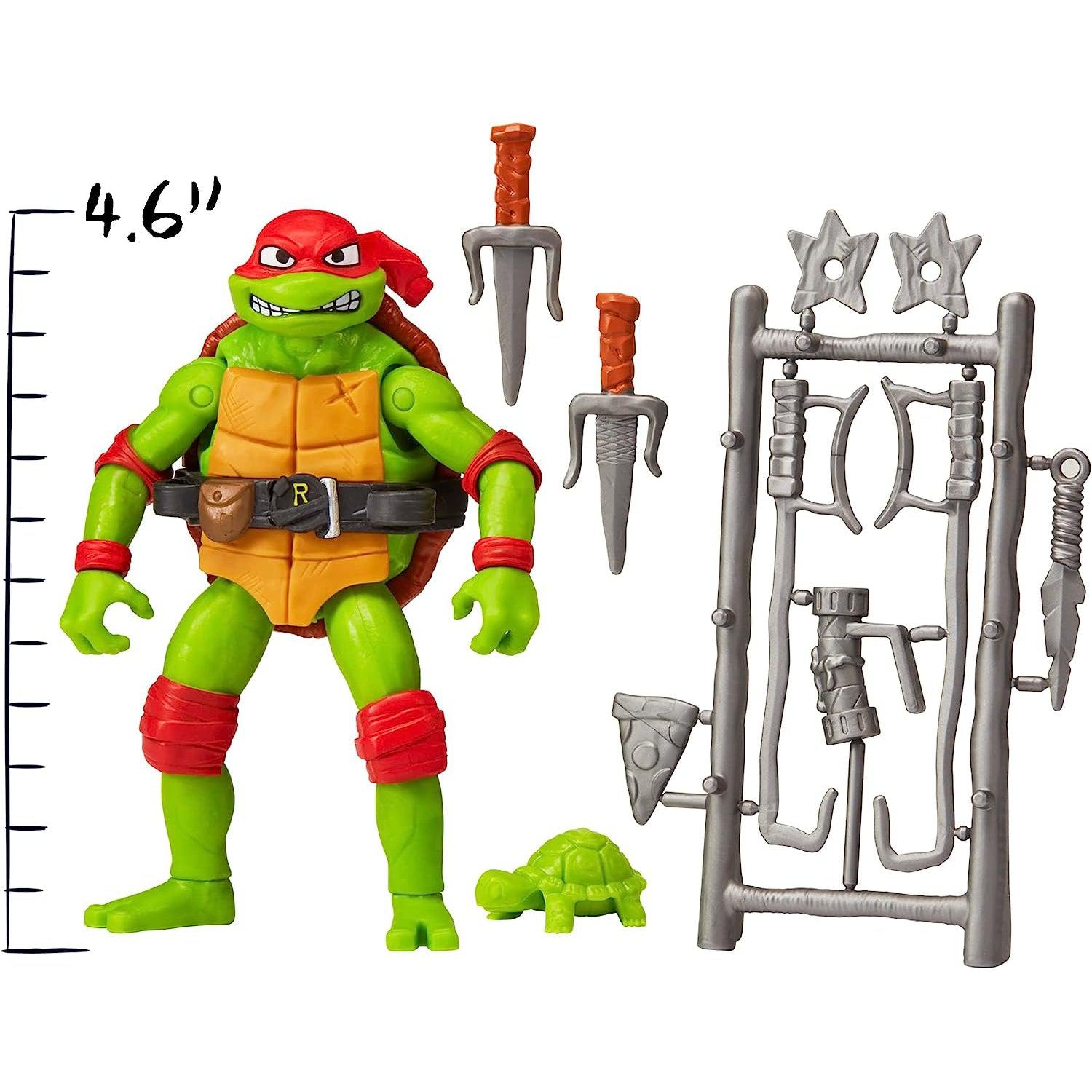 TMNT Mutant Mayhem: Raphael (Basic)-Actionfiguren-Playmates Toys-Mighty Underground