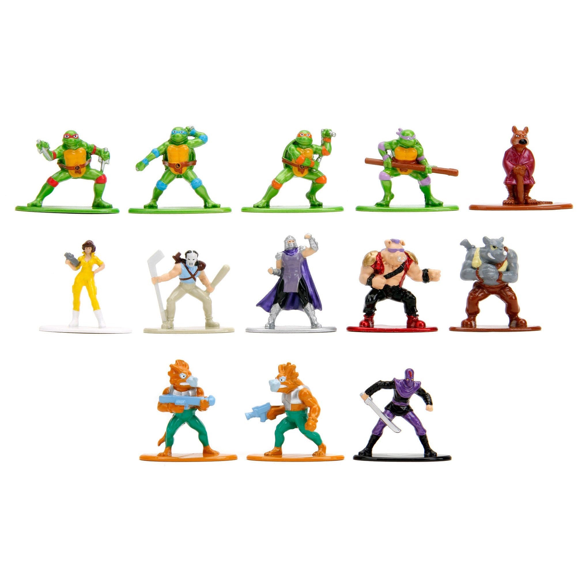 TMNT: Nano Metalfigs Diecast Minifiguren - Auswahl-Modellautos-Jada Toys-Mighty Underground