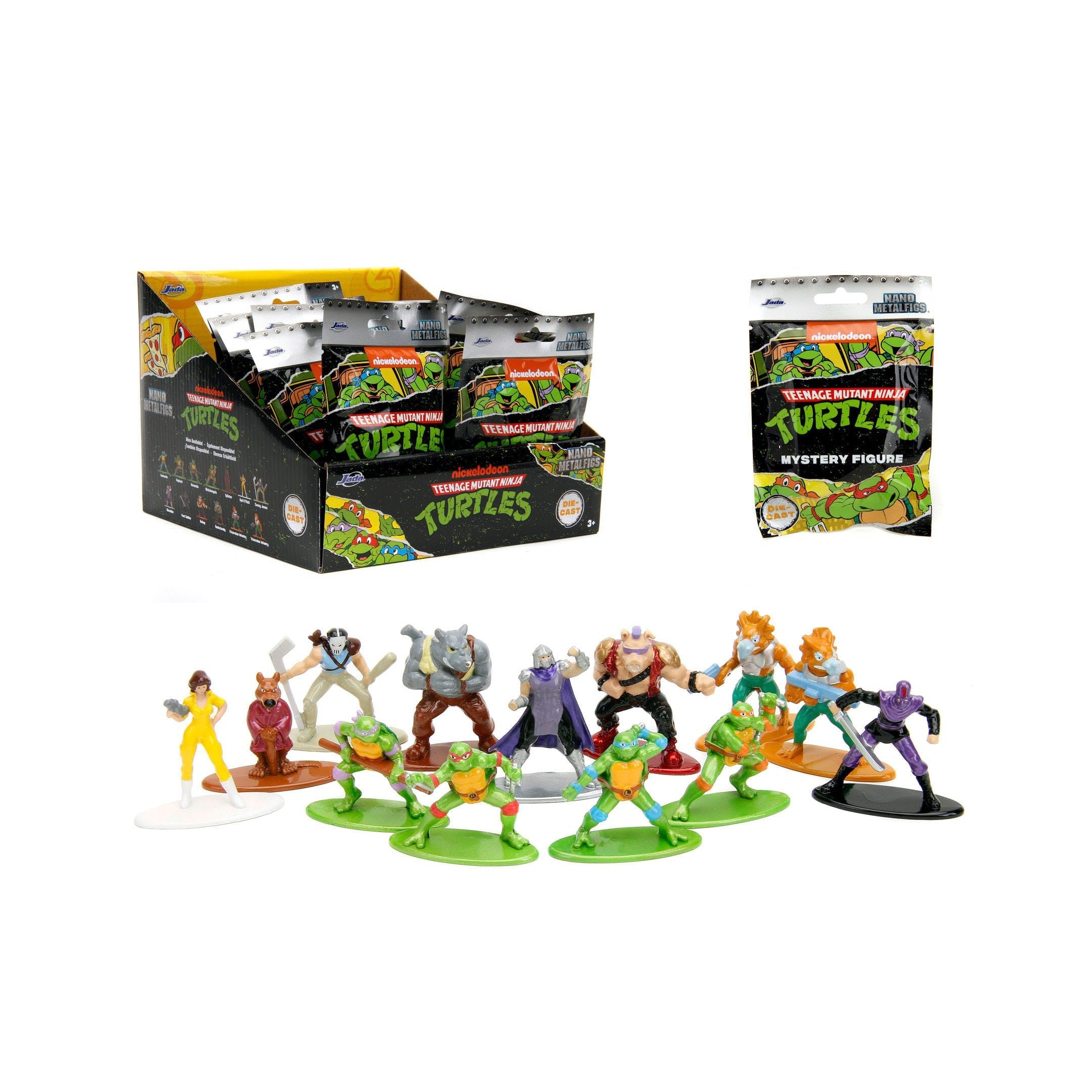 TMNT: Nano Metalfigs Diecast Minifiguren - Auswahl-Modellautos-Jada Toys-Mighty Underground