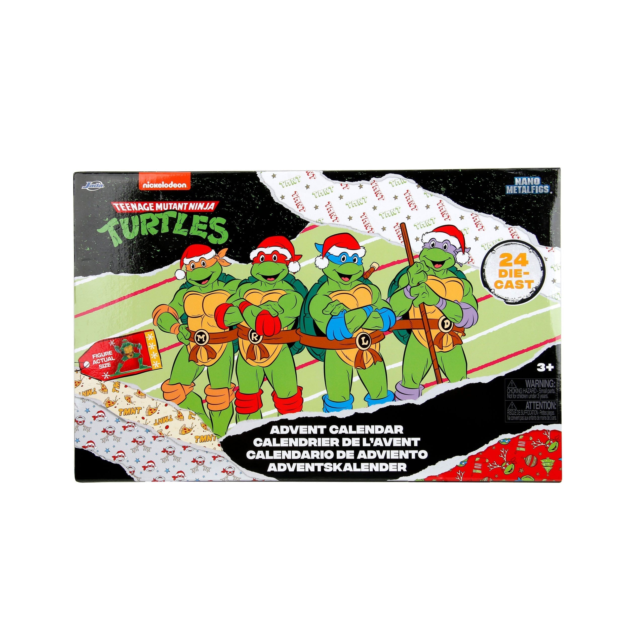 TMNT: Nano Metalfigs Holiday 2024 - Adventskalender-POP! + Funkos-Jada Toys-Mighty Underground