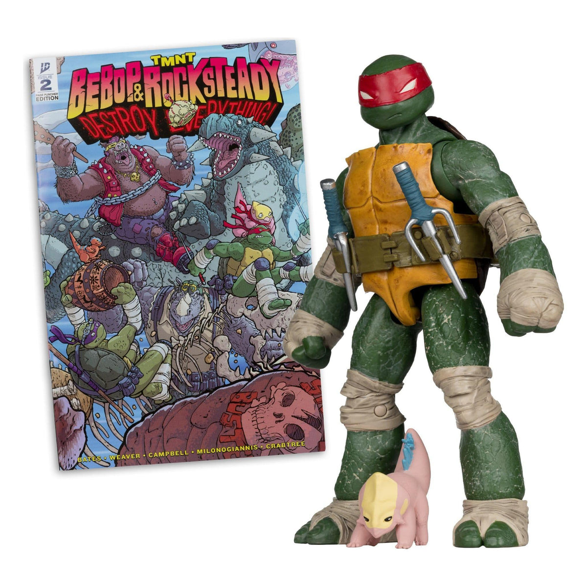 TMNT Page Punchers: Raphael Actionfigur & Comic - 5 inch-Actionfiguren-McFarlane Toys-Mighty Underground