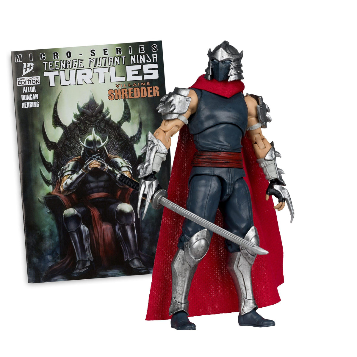 TMNT Page Punchers: Shredder Actionfigur & Comic - 5 inch-Actionfiguren-McFarlane Toys-Mighty Underground