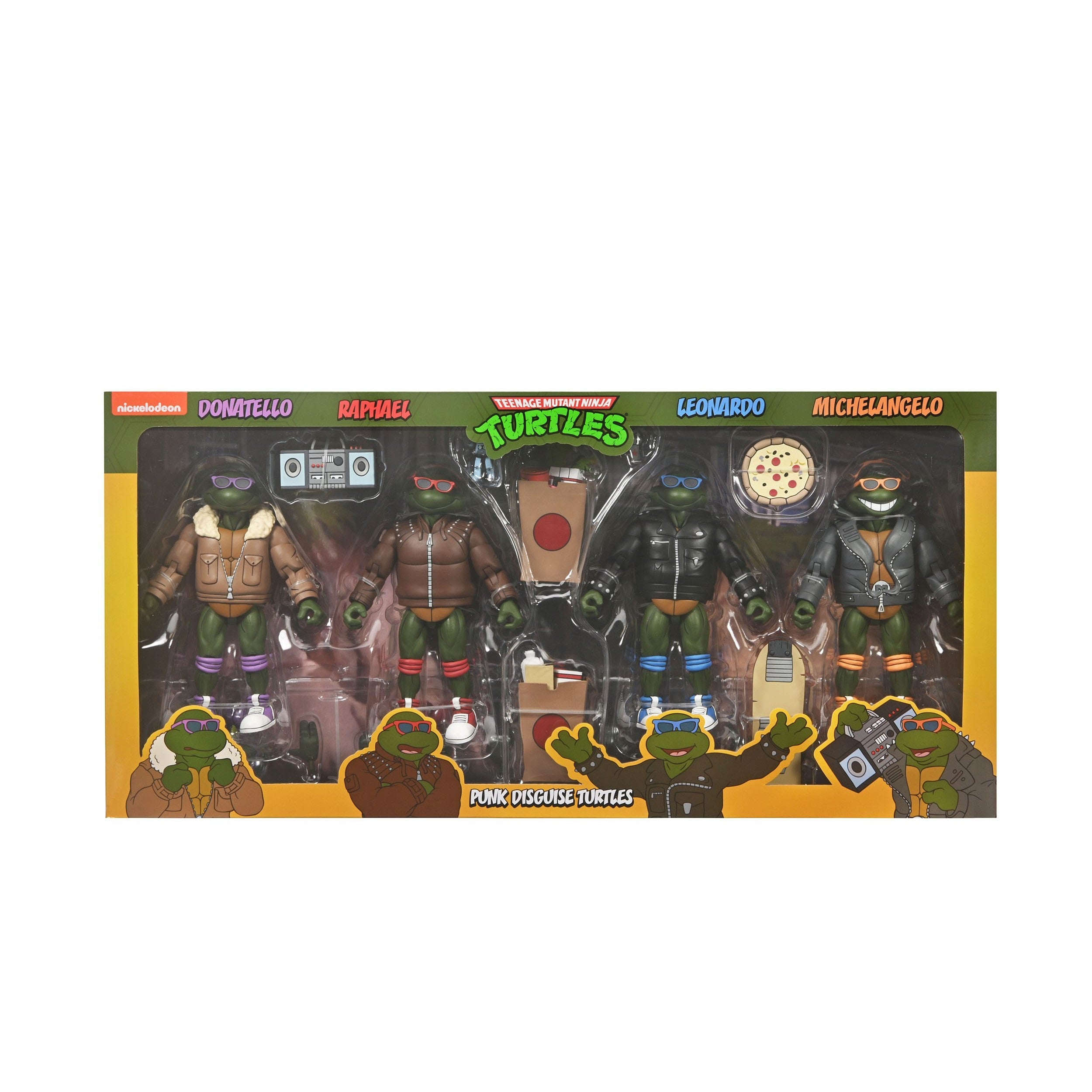 TMNT: Punk Turtles (Cartoon) - 4-Pack-Actionfiguren-NECA-Mighty Underground
