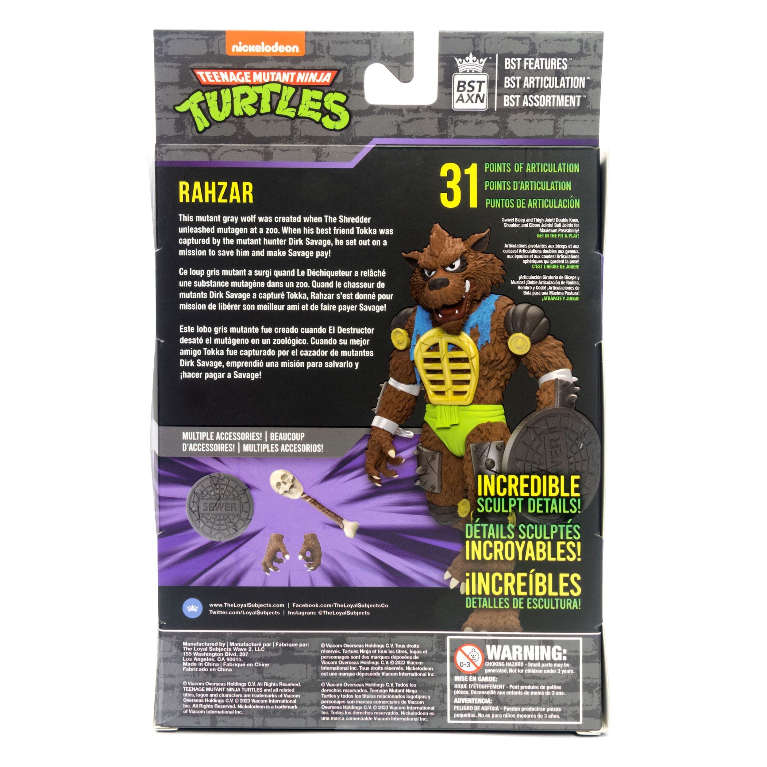 TMNT: Rahzar BST AXN Figure - 5 inch-Actionfiguren-The Loyal Subjects-Mighty Underground