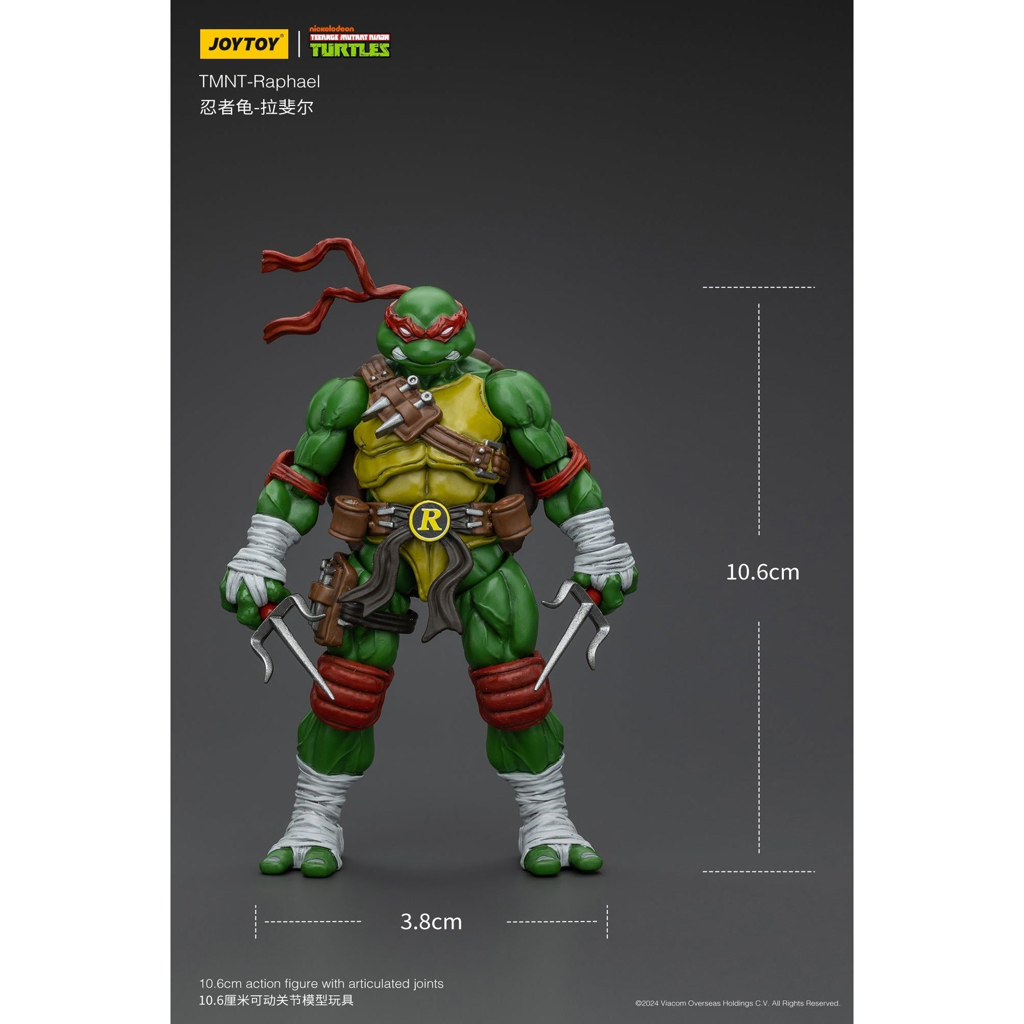 TMNT: Raphael - 1/18-Actionfiguren-JoyToy-Mighty Underground