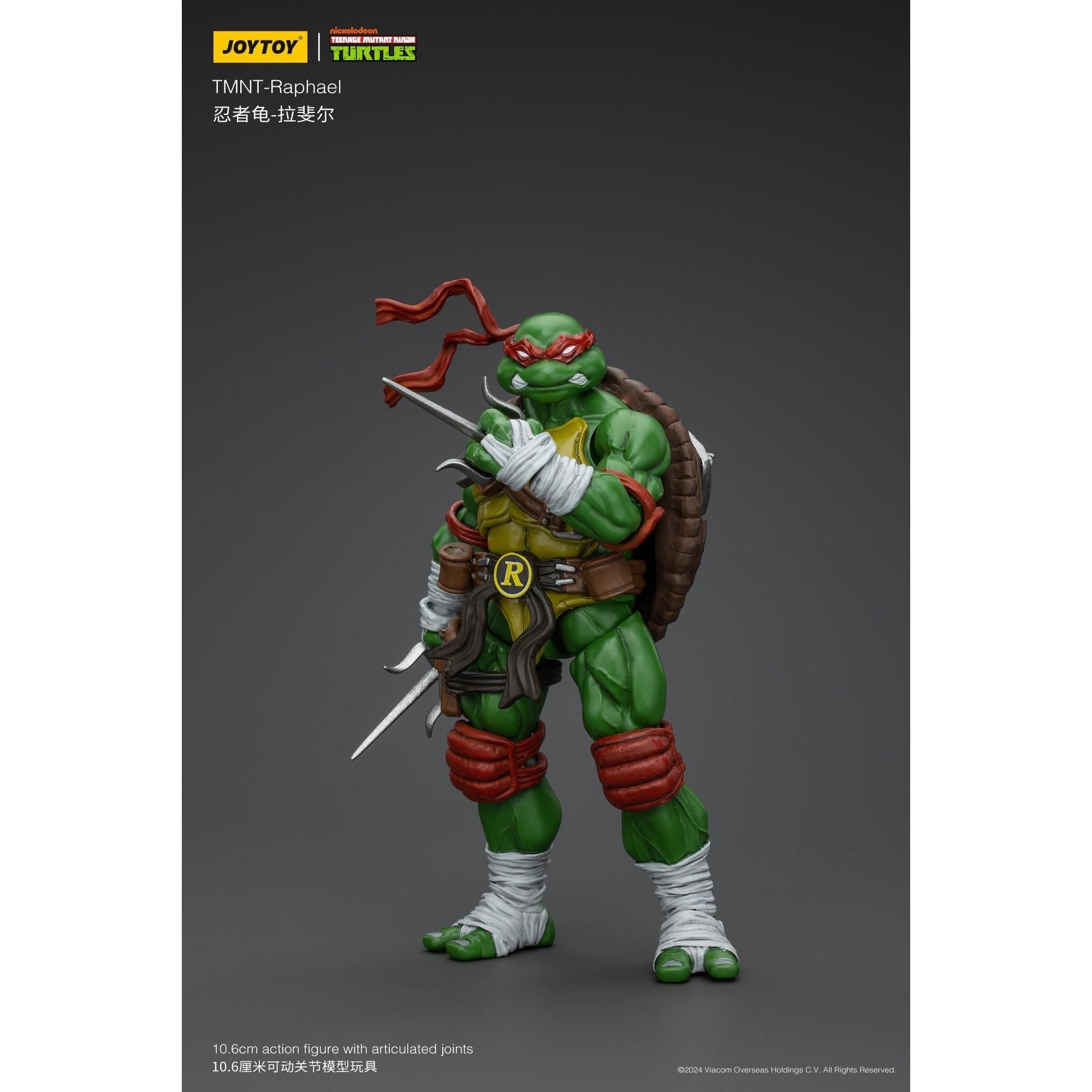TMNT: Raphael - 1/18-Actionfiguren-JoyToy-Mighty Underground