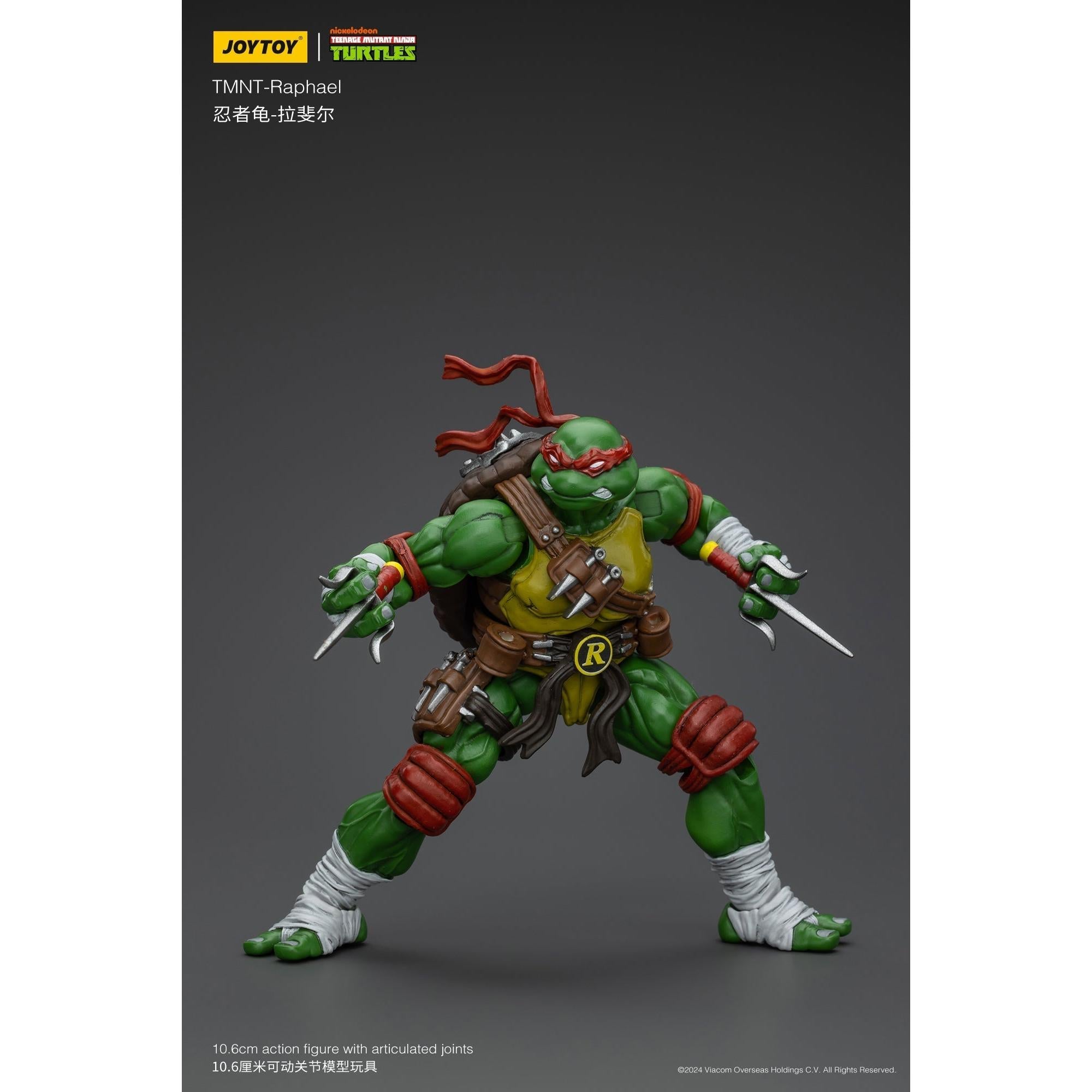 TMNT: Raphael - 1/18-Actionfiguren-JoyToy-Mighty Underground