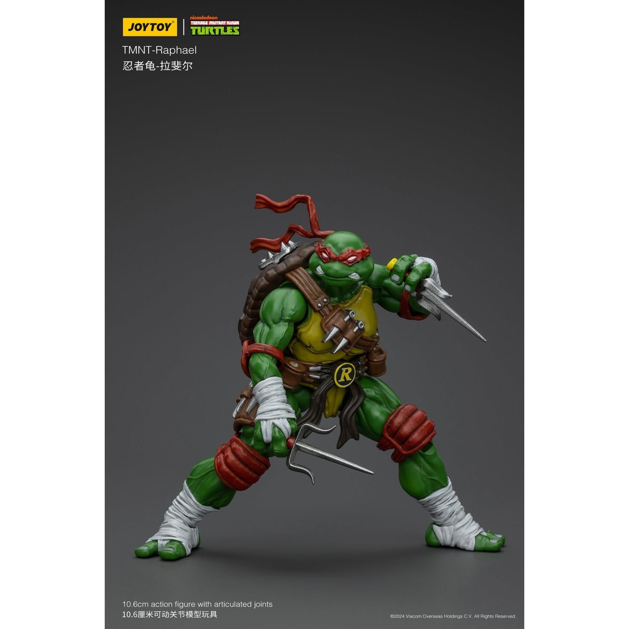TMNT: Raphael - 1/18-Actionfiguren-JoyToy-Mighty Underground