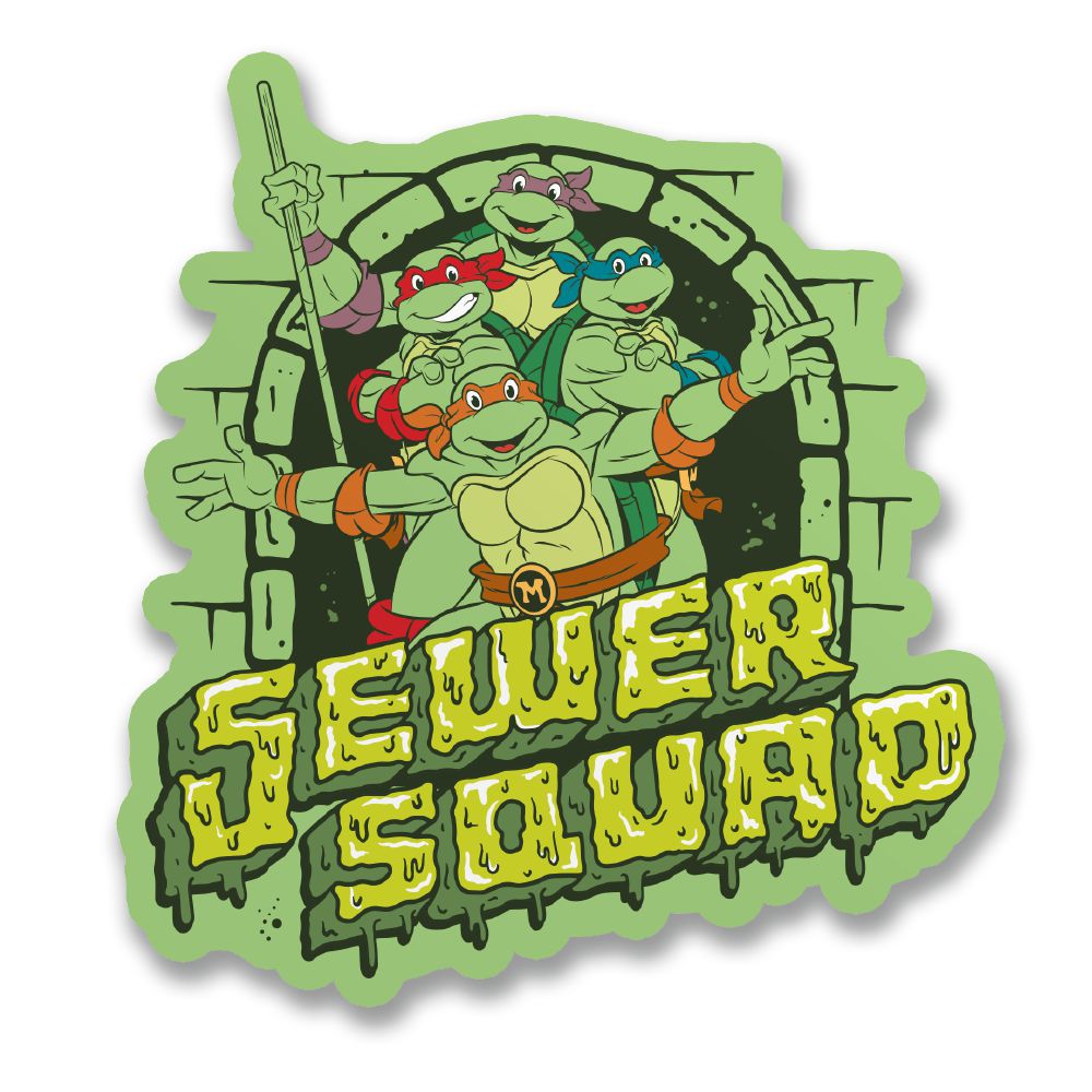 TMNT: Sewer Squad - Sticker-Sticker-Mighty Underground-Mighty Underground