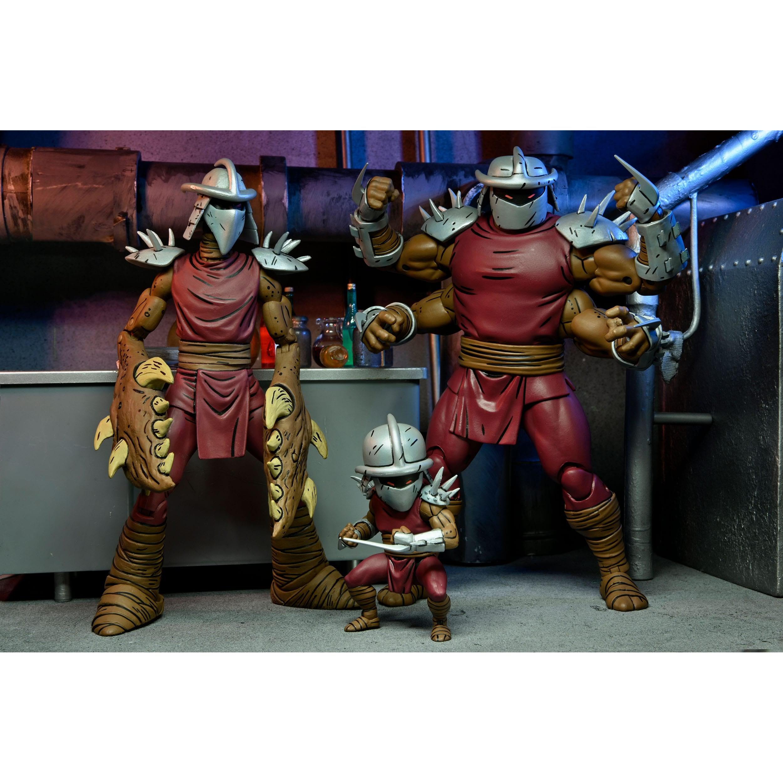 TMNT: Shredder Clone & Mini Shredder (Deluxe, Mirage Comics)-Actionfiguren-NECA-Mighty Underground