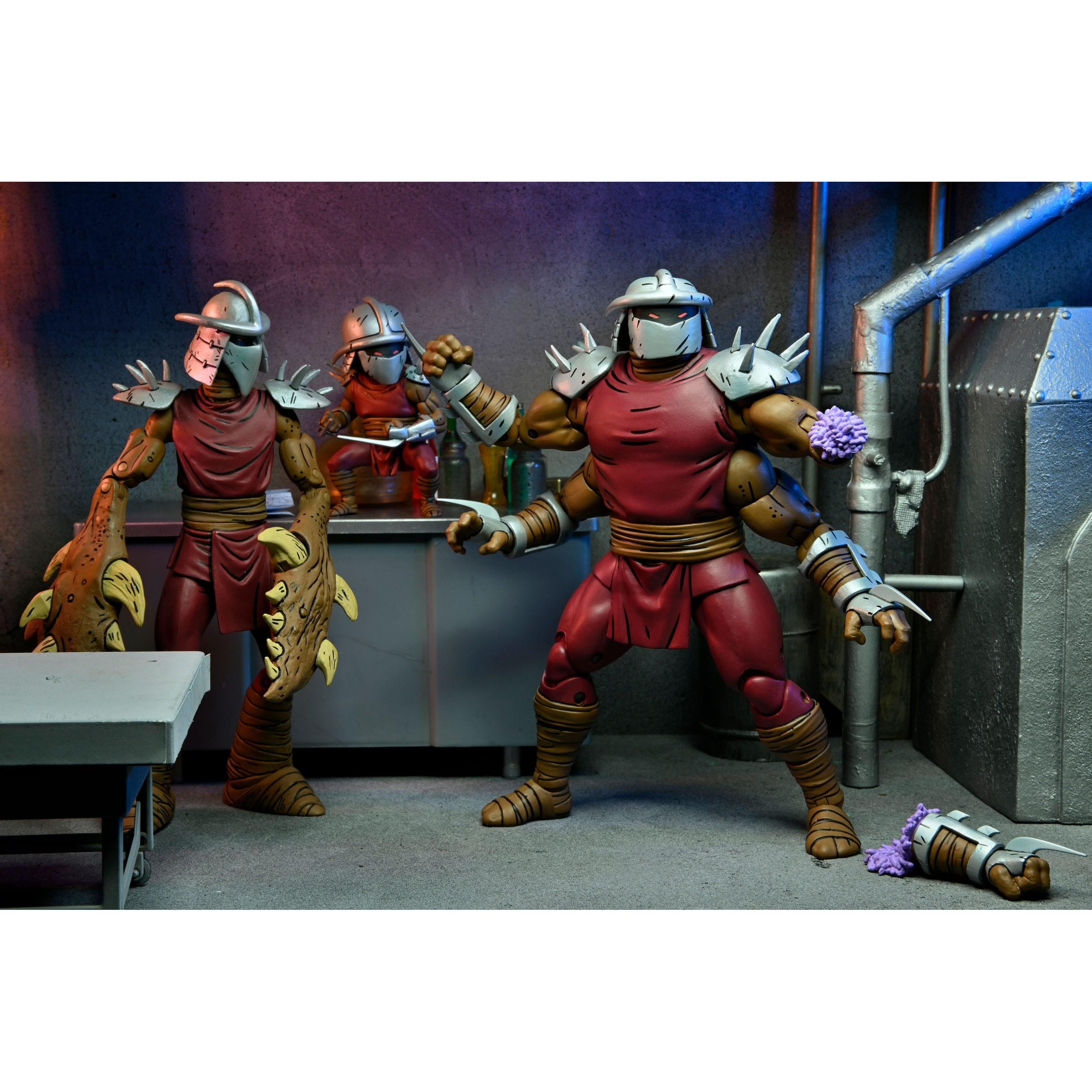 TMNT: Shredder Clone & Mini Shredder (Deluxe, Mirage Comics)-Actionfiguren-NECA-Mighty Underground