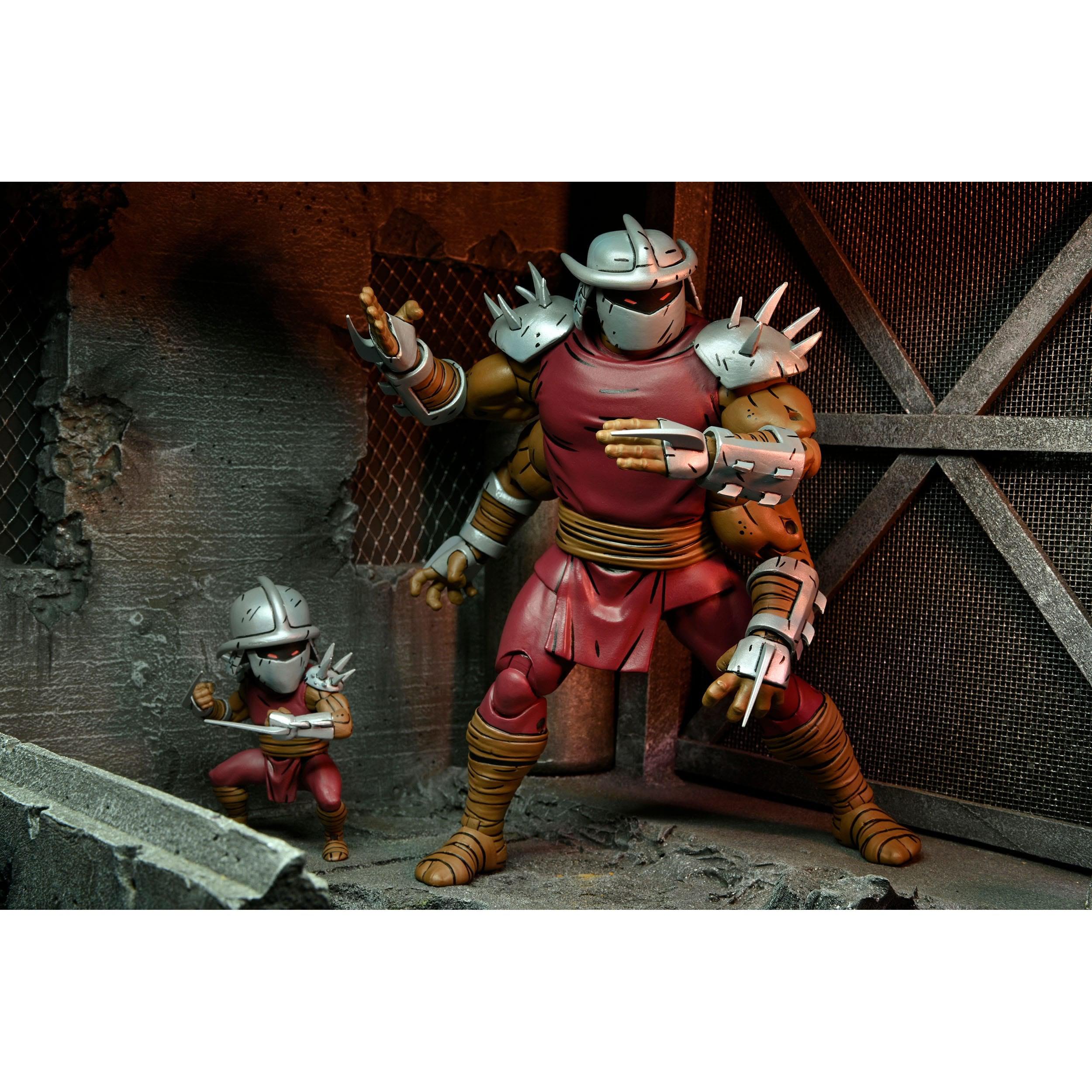 TMNT: Shredder Clone & Mini Shredder (Deluxe, Mirage Comics)-Actionfiguren-NECA-Mighty Underground