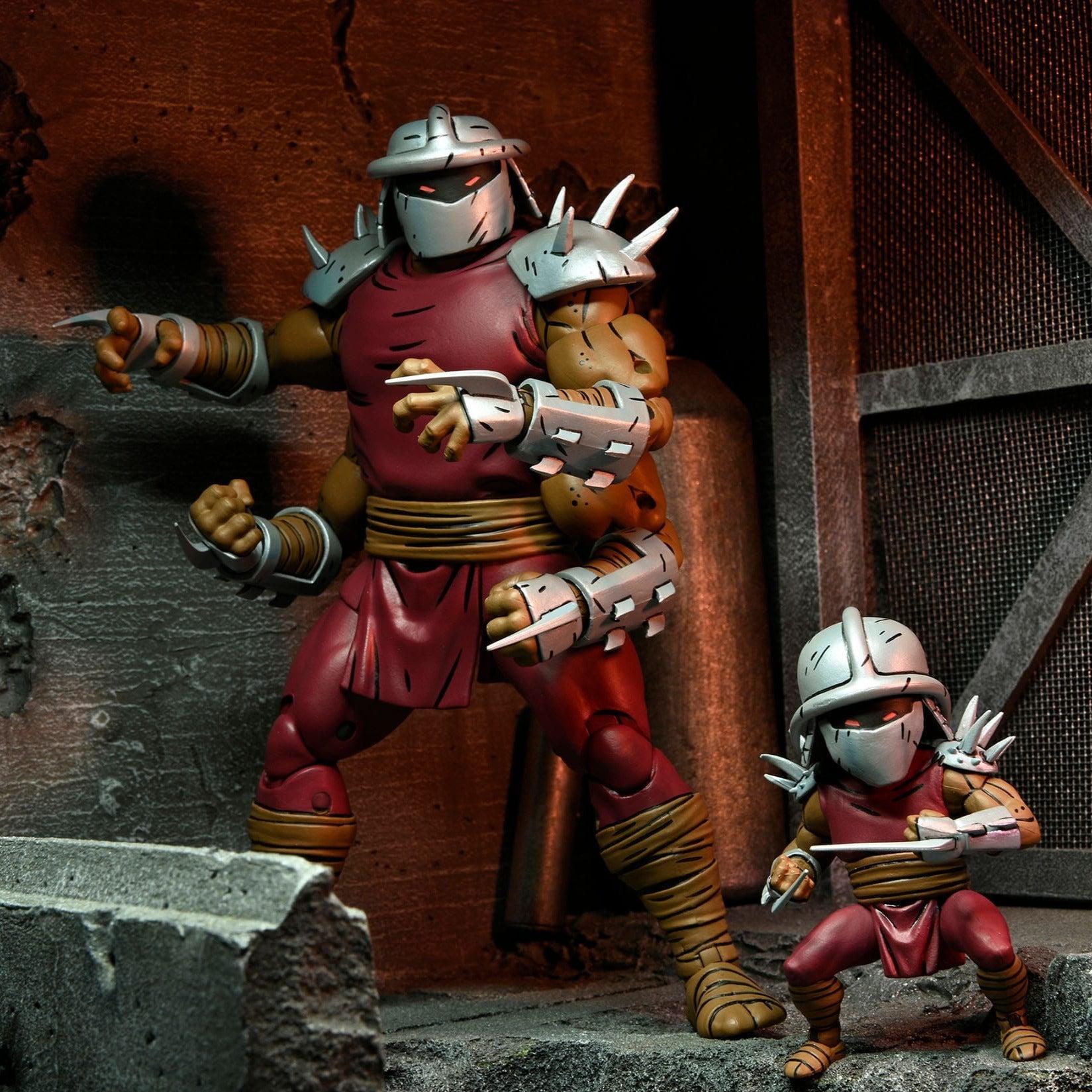 TMNT: Shredder Clone & Mini Shredder (Deluxe, Mirage Comics)-Actionfiguren-NECA-Mighty Underground