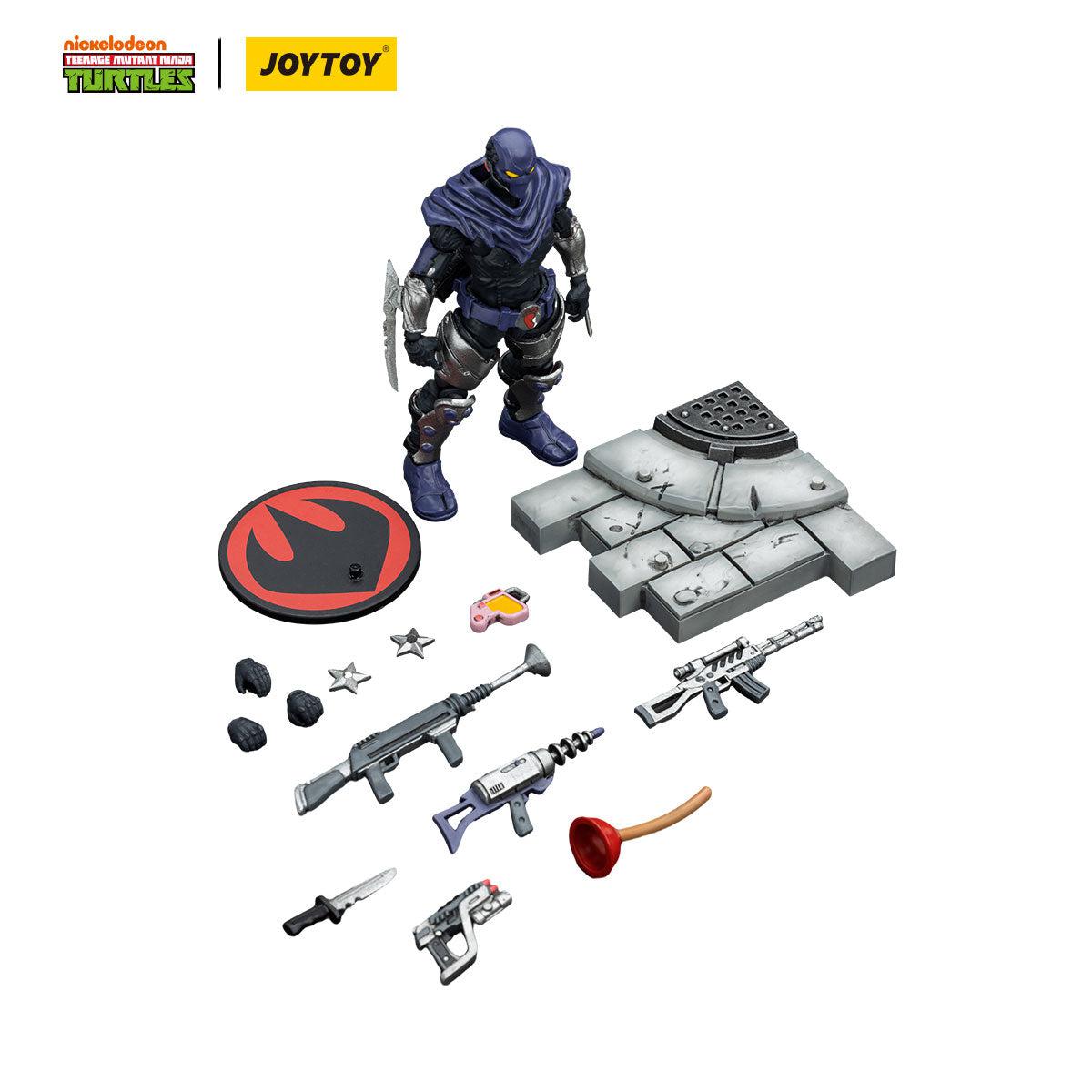 TMNT: Shredder & Footsoldiers - 3er Bundle - 1/18-Actionfiguren-JoyToy-Mighty Underground