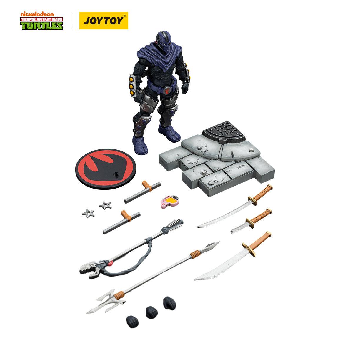 TMNT: Shredder & Footsoldiers - 3er Bundle - 1/18-Actionfiguren-JoyToy-Mighty Underground