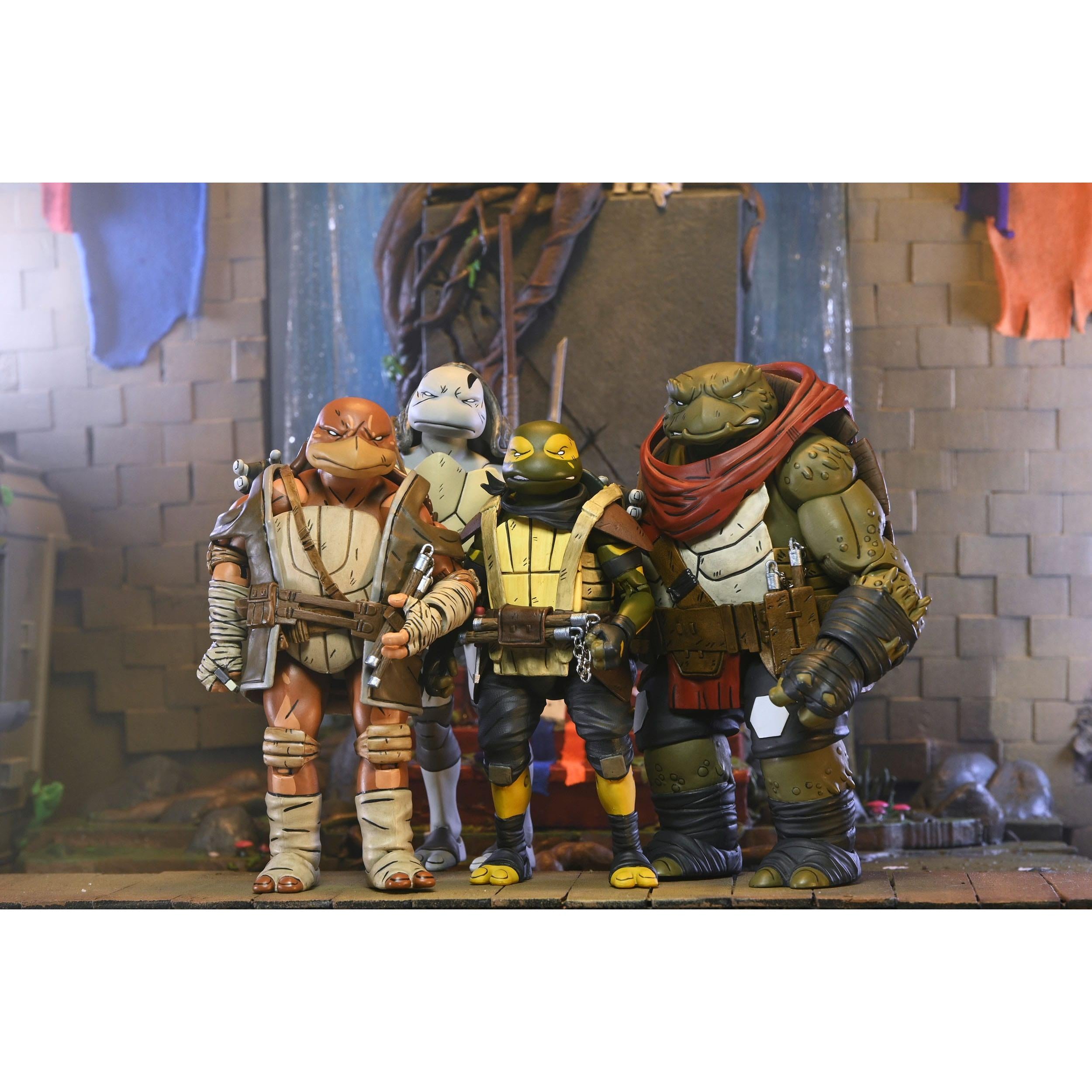 TMNT (The Last Ronin): Re-Evolution (Moja, Odyn, Uno, Yi) - 4-Bundle-Actionfiguren-NECA-Mighty Underground
