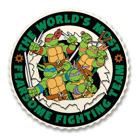 TMNT: The Most Fearsome Fighting Team - Sticker-Sticker-Mighty Underground-Mighty Underground