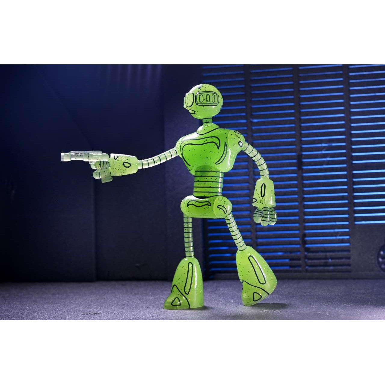 TMNT: Transmat Fugitoid (Mirage Comics) GITD-Actionfiguren-NECA-Mighty Underground