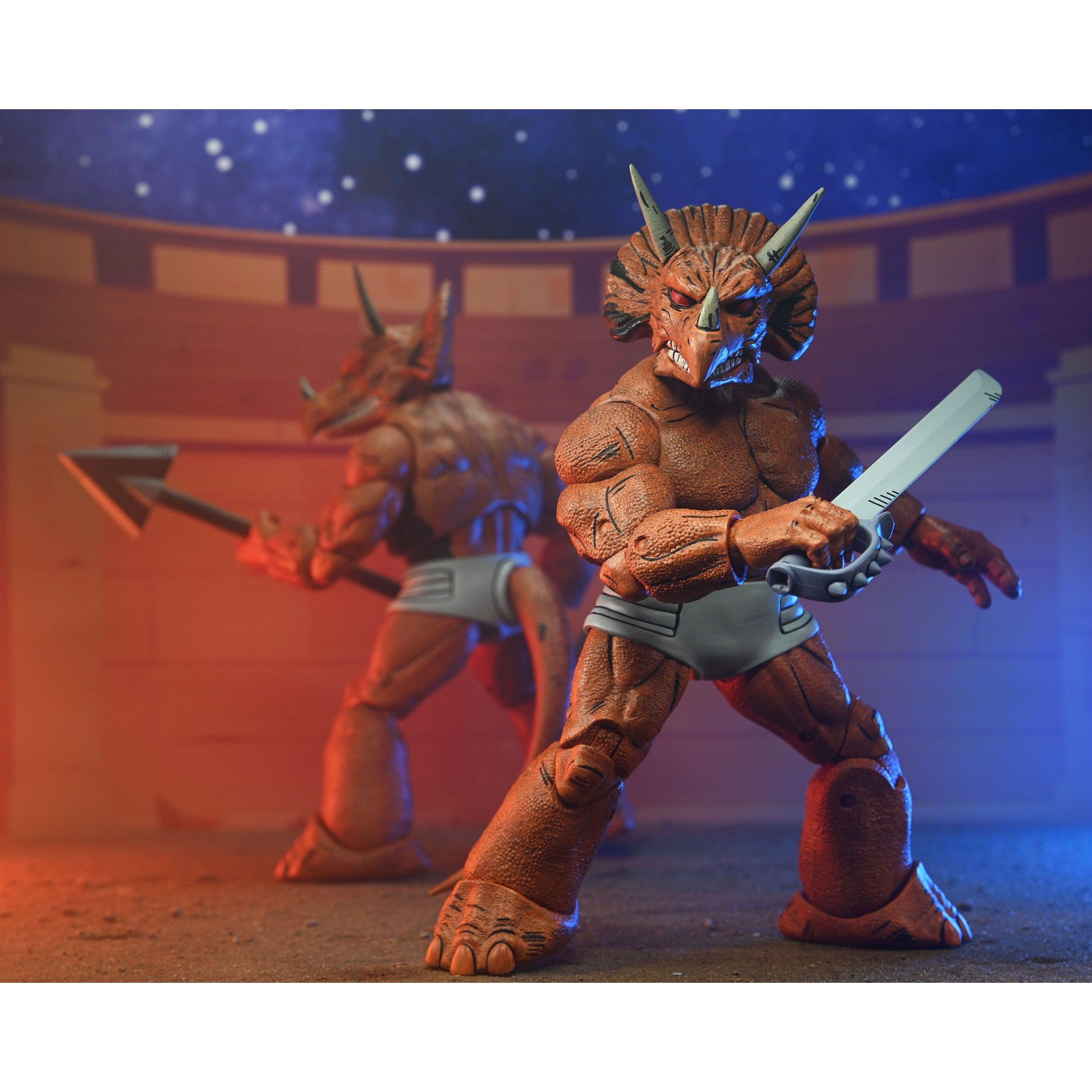 TMNT: Triceraton Gladiator (Mirage Comics)-Actionfiguren-NECA-Mighty Underground