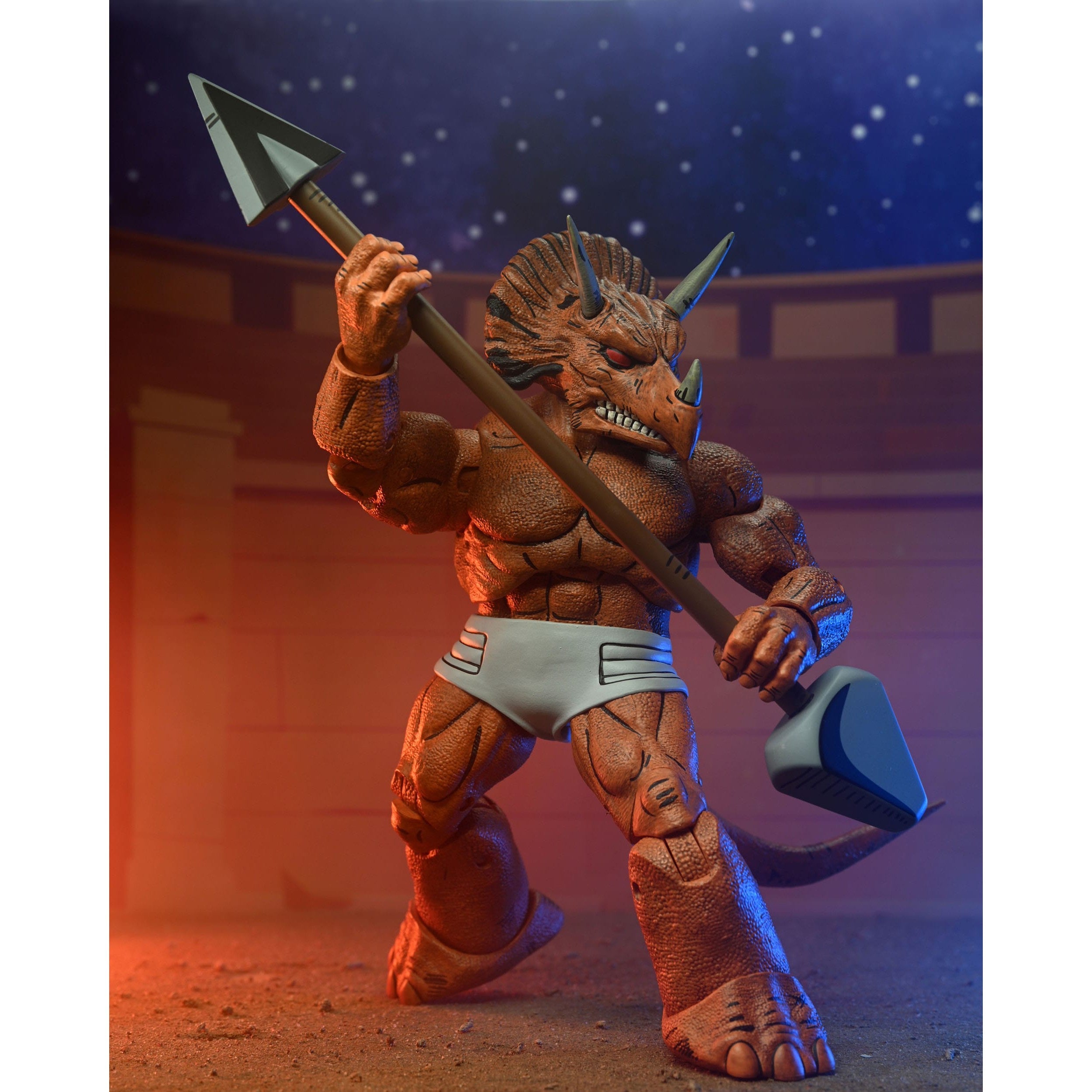 TMNT: Triceraton Gladiator (Mirage Comics)-Actionfiguren-NECA-Mighty Underground