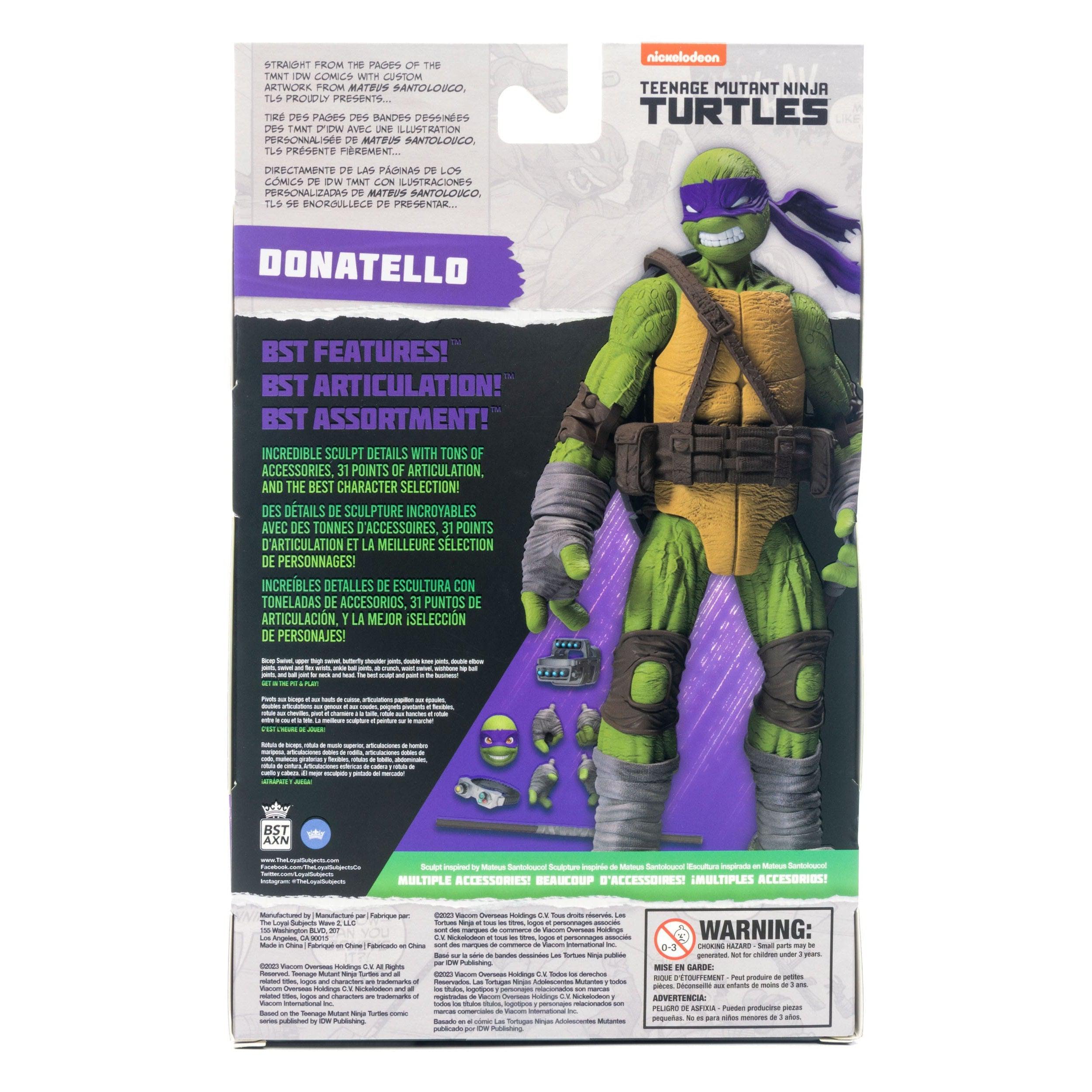 TMNT: Turtles 4-Set (IDW Comics) BST AXN Figures - 5 inch-Actionfiguren-The Loyal Subjects-Mighty Underground