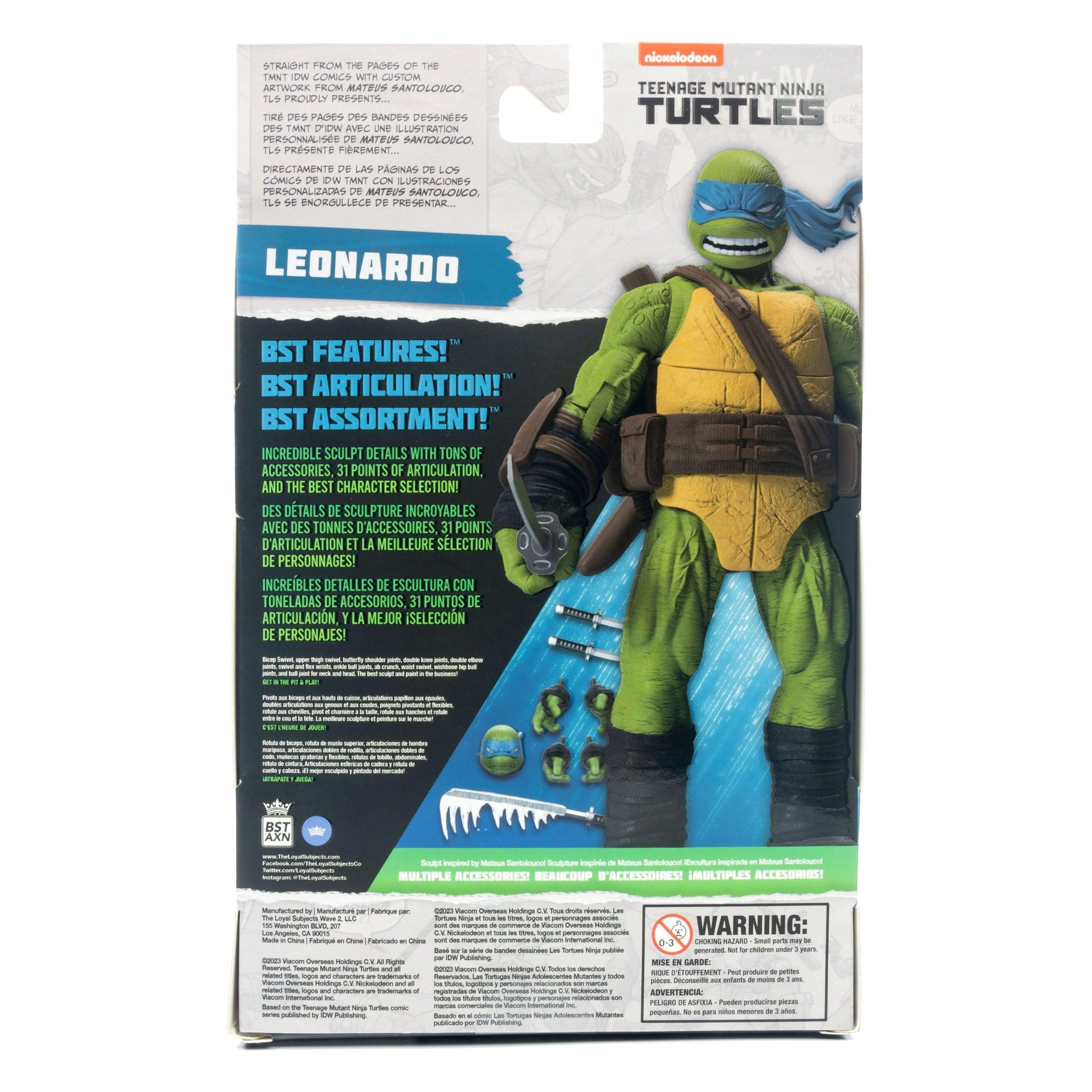 TMNT: Turtles 4-Set (IDW Comics) BST AXN Figures - 5 inch-Actionfiguren-The Loyal Subjects-Mighty Underground