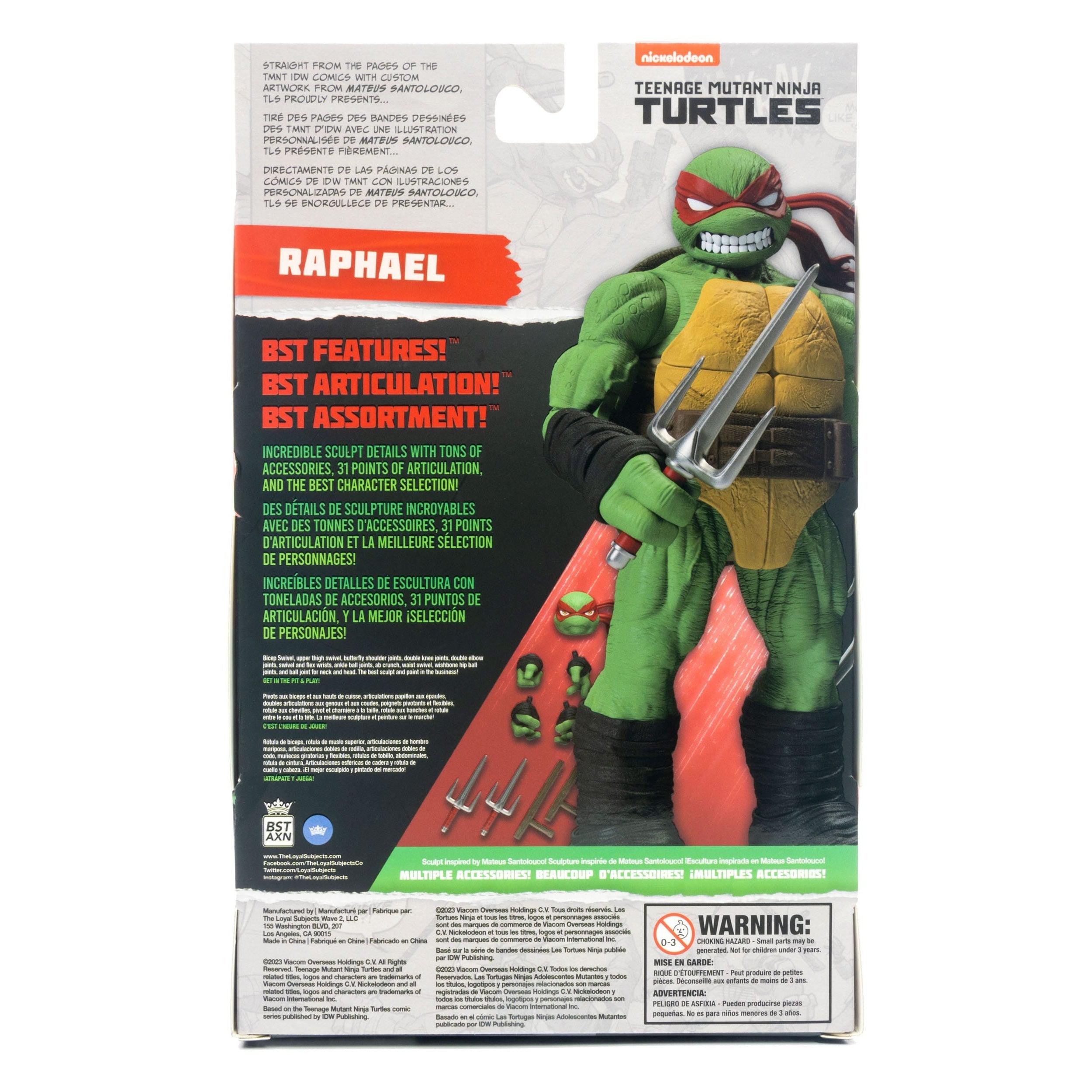 TMNT: Turtles 4-Set (IDW Comics) BST AXN Figures - 5 inch-Actionfiguren-The Loyal Subjects-Mighty Underground