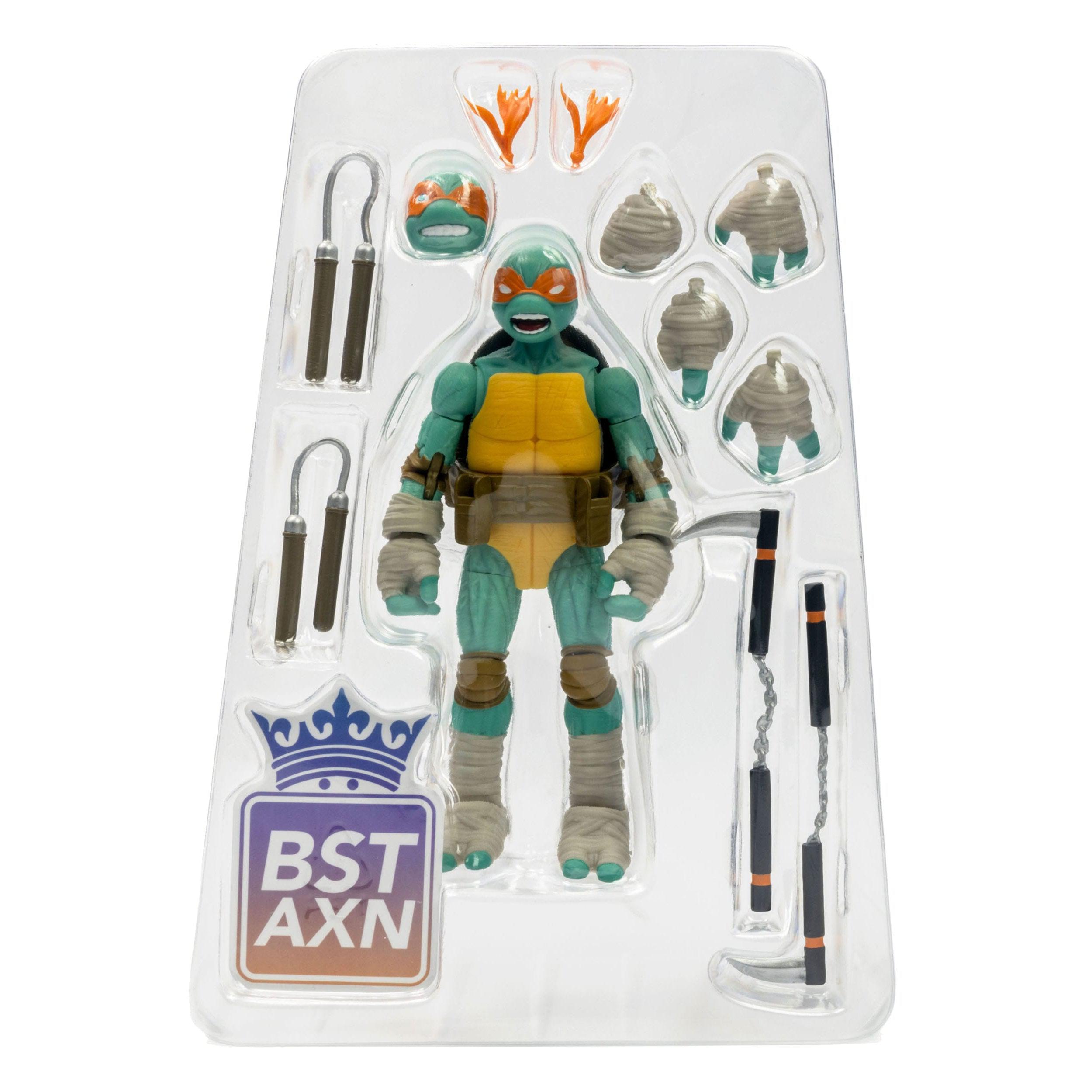 TMNT: Turtles 4-Set (IDW Comics) BST AXN Figures - 5 inch-Actionfiguren-The Loyal Subjects-Mighty Underground