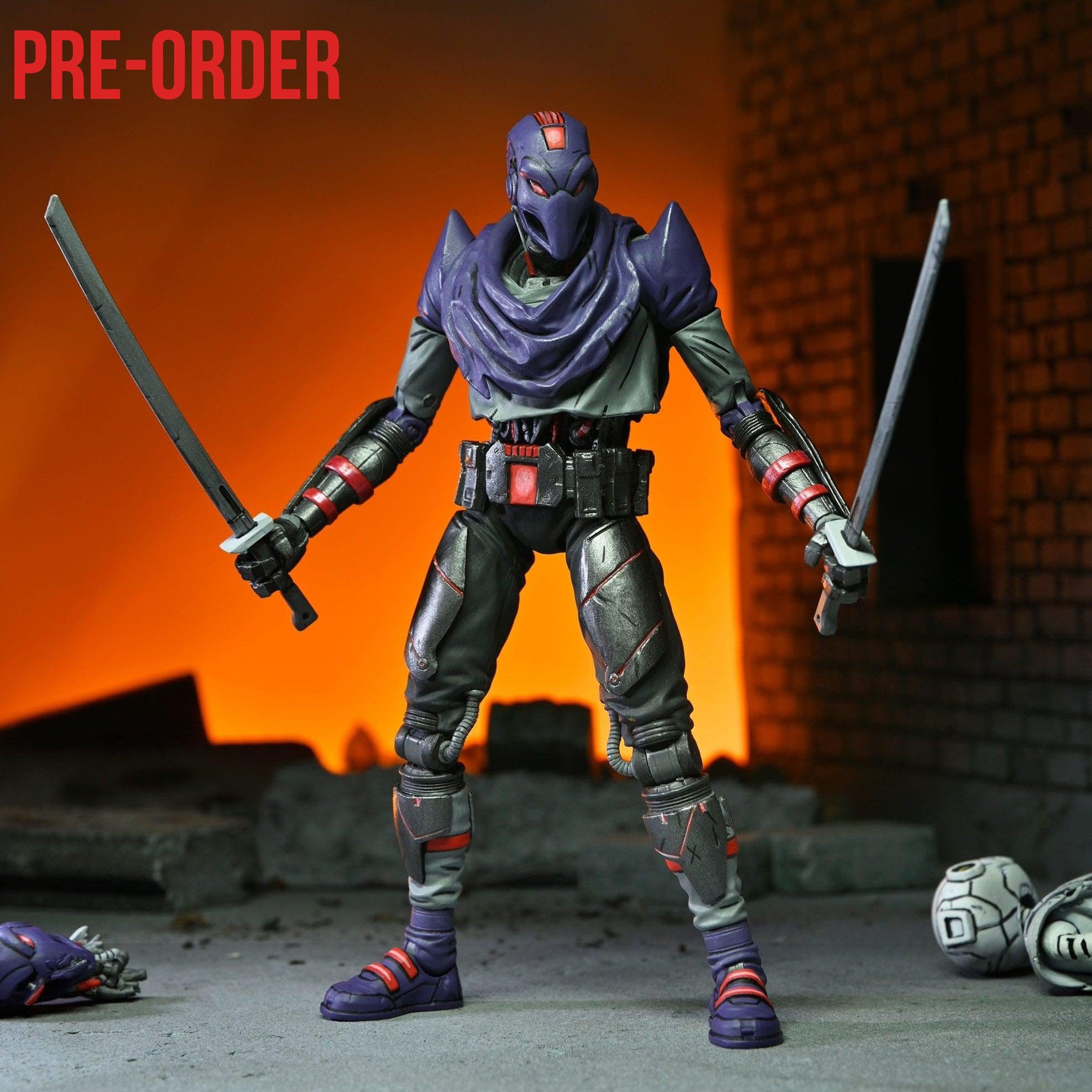 TMNT: Ultimate Foot Bot (The Last Ronin)-Actionfiguren-NECA-Mighty Underground