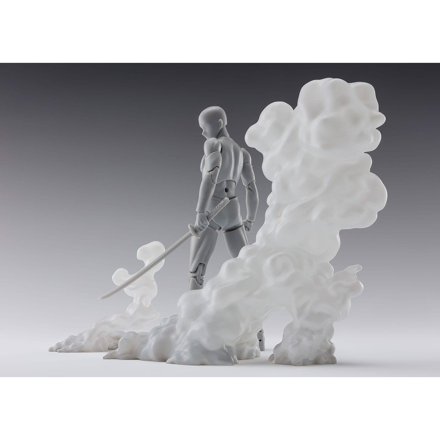 Tamashii Effect: Smoke White Version - Accessory for S.H.Figuarts-Actionfiguren-Bandai Tamashii Nations-Mighty Underground