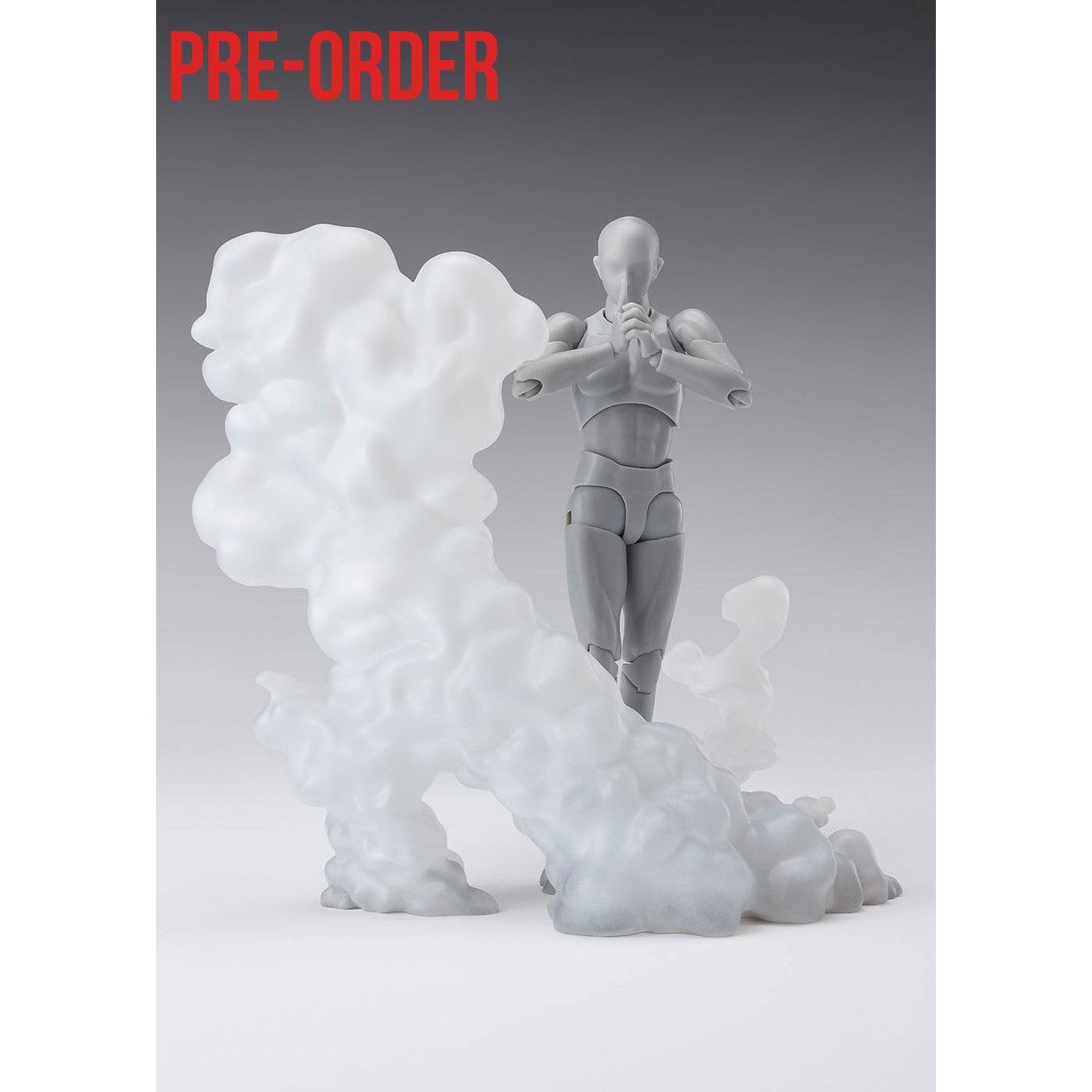 Tamashii Effect: Smoke White Version - Accessory for S.H.Figuarts-Actionfiguren-Bandai Tamashii Nations-Mighty Underground