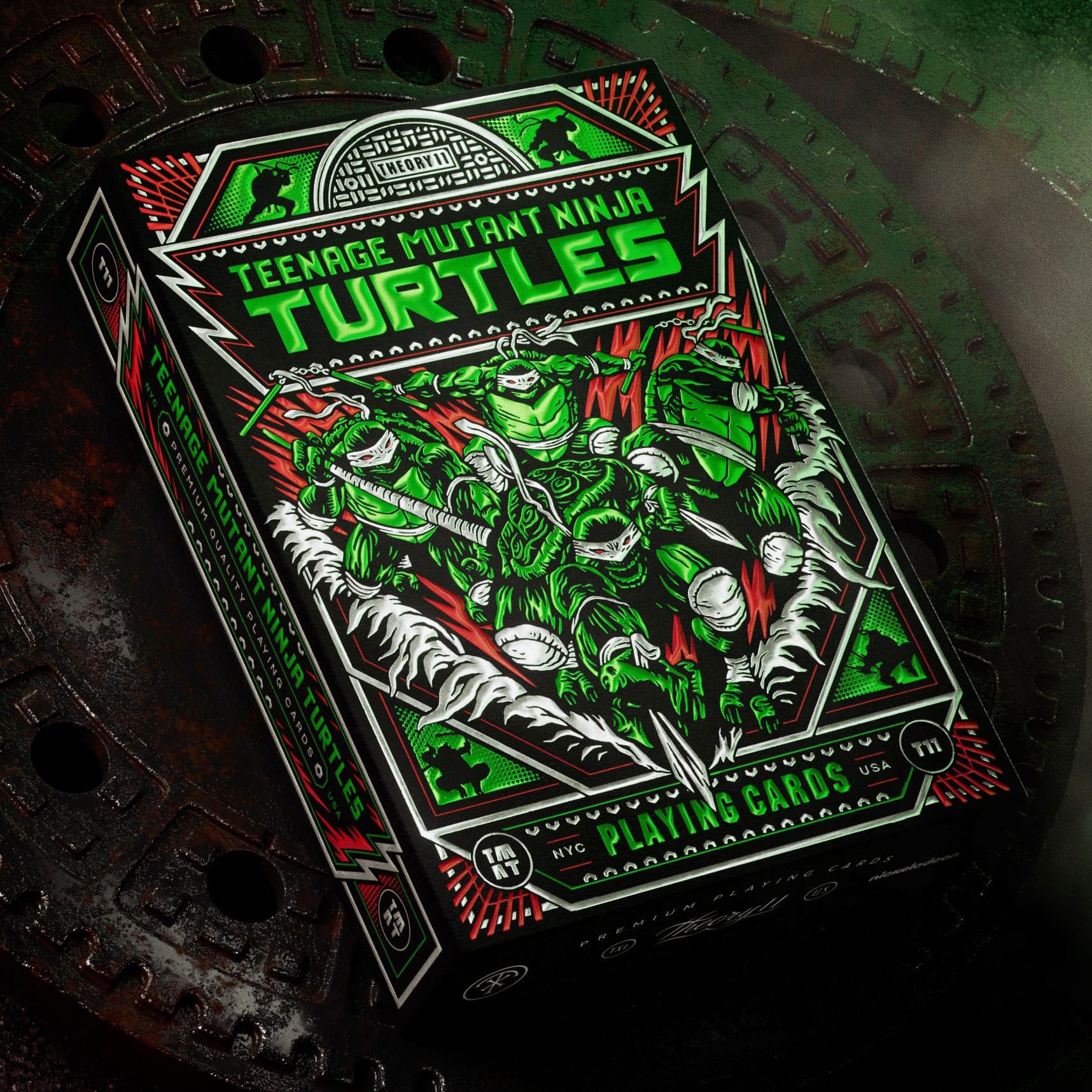 Teenage Mutant Ninja Turtles (TMNT): Spielkarten-Merchandise-Theory11-Mighty Underground