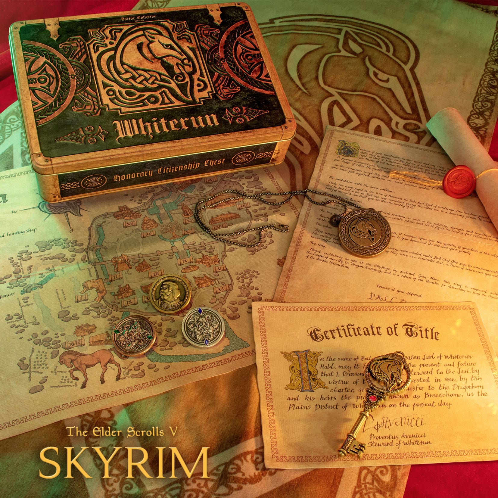 The Elder Scrolls: Skyrim Whiterun Honorary Citizen Chest Kit-Replik-Dr. Collector-Mighty Underground