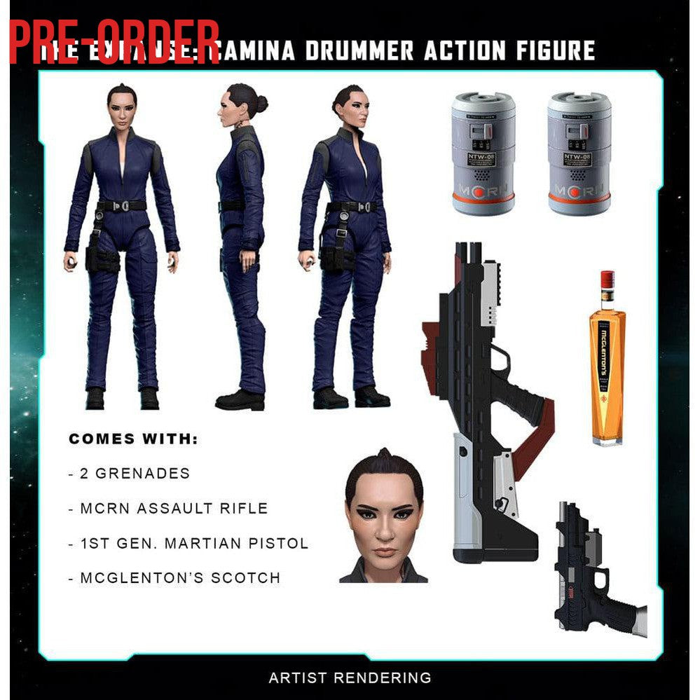 The Expanse: Camina Drummer-Actionfiguren-Nacelle-Mighty Underground