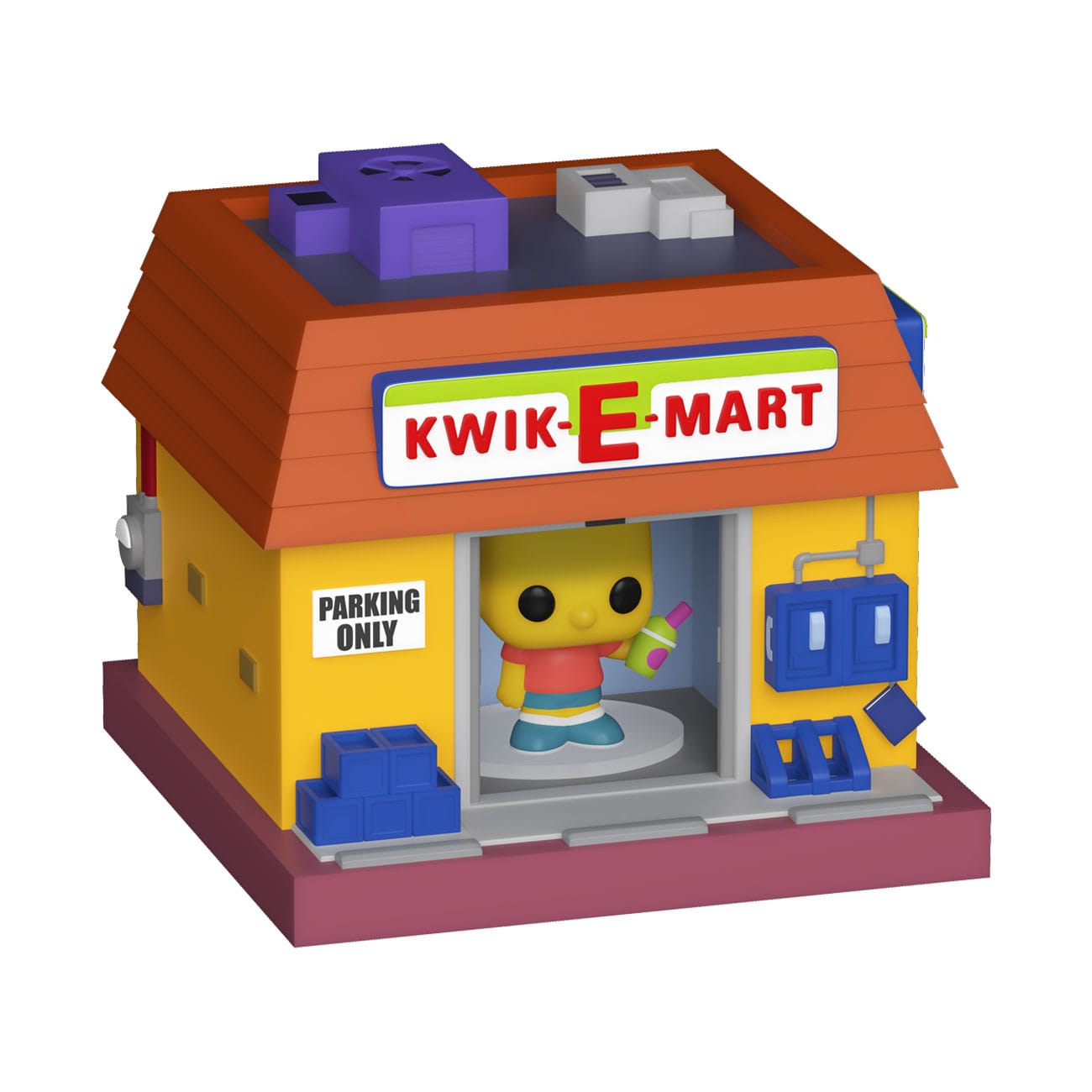 The Simpsons: Bart Simpson & Kwik-E-Mart - Bitty POP! Town-POP! + Funkos-Funko-Mighty Underground