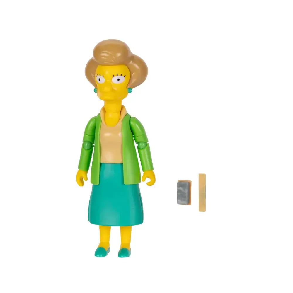 The Simpsons: Edna Krabappel - 5-Inch-Actionfiguren-Jakks Pacific-Mighty Underground