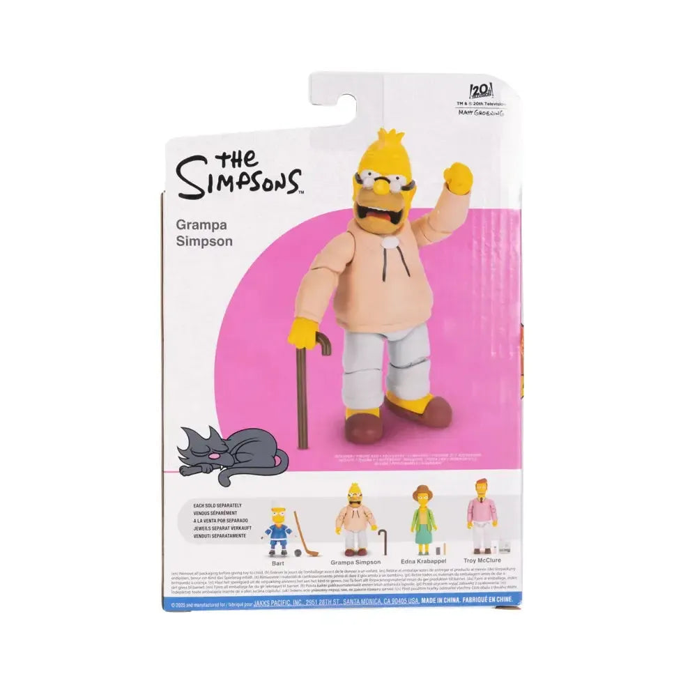 The Simpsons: Grampa Simpson - 5-Inch-Actionfiguren-Jakks Pacific-Mighty Underground