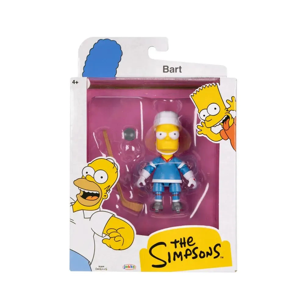 The Simpsons: Hockey Bart - 5-Inch-Actionfiguren-Jakks Pacific-Mighty Underground